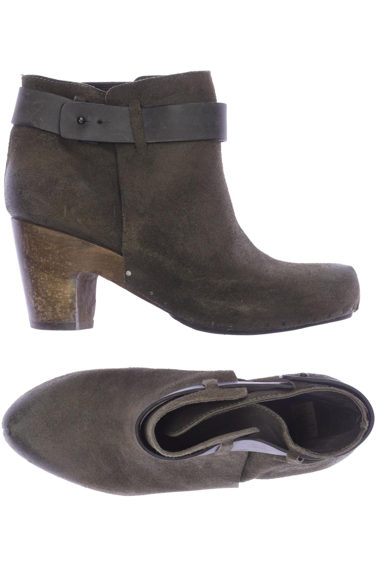 Thumbnail - Vialis Damen Stiefelette, grün, Gr. 38
