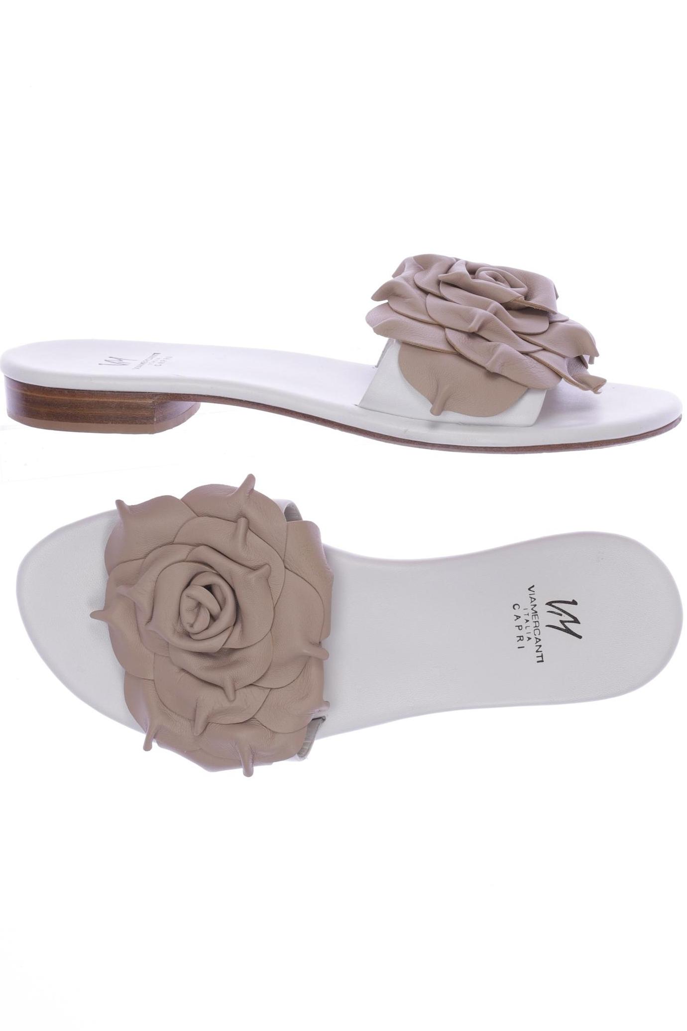

Viamercanti Damen Sandale, beige, Gr. 39