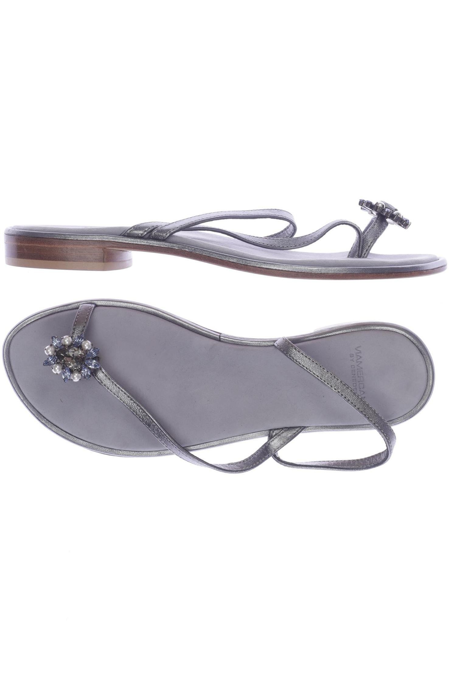 

Viamercanti Damen Sandale, grau, Gr. 39