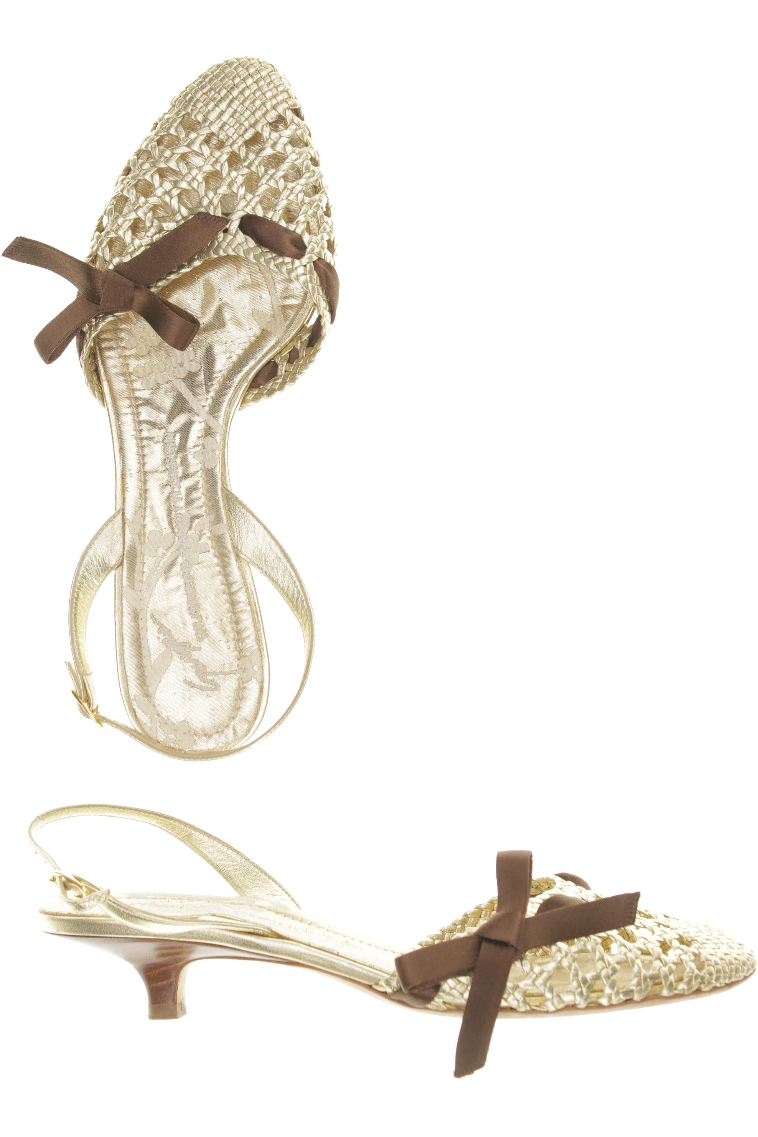 

Vicini Shoes Damen Sandale, gelb, Gr. 40