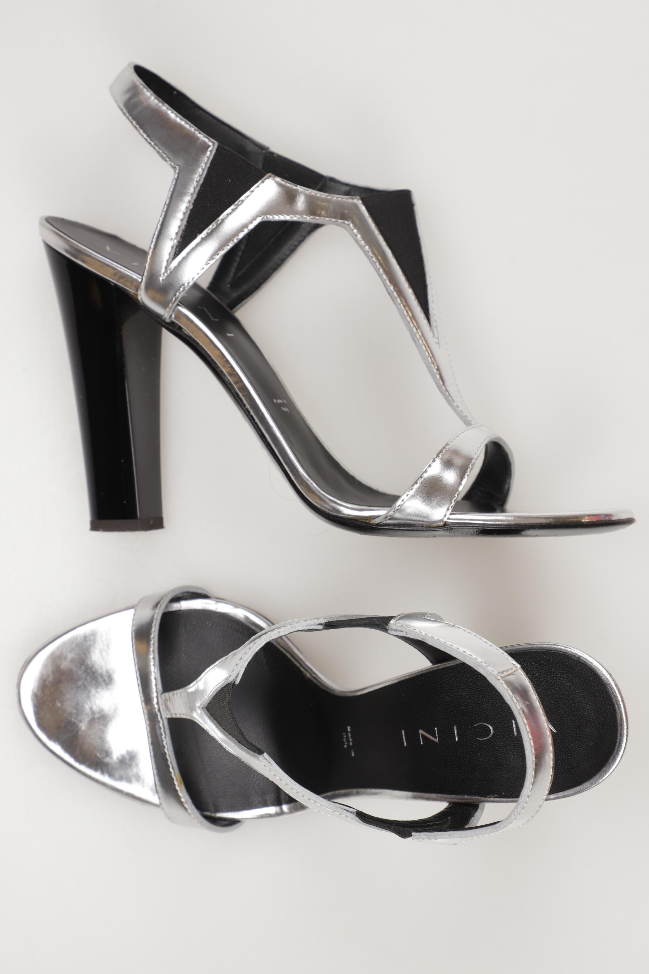 

Vicini Shoes Damen Sandale, silber, Gr. 38