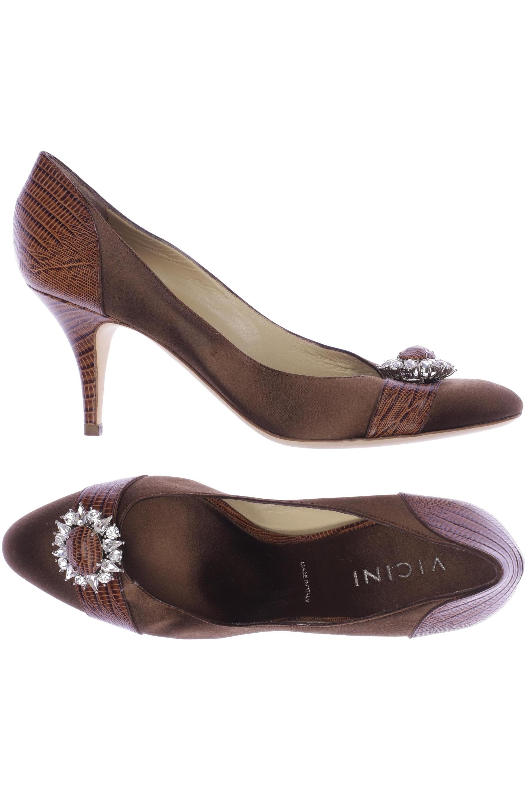

Vicini Shoes Damen Pumps, braun, Gr. 39