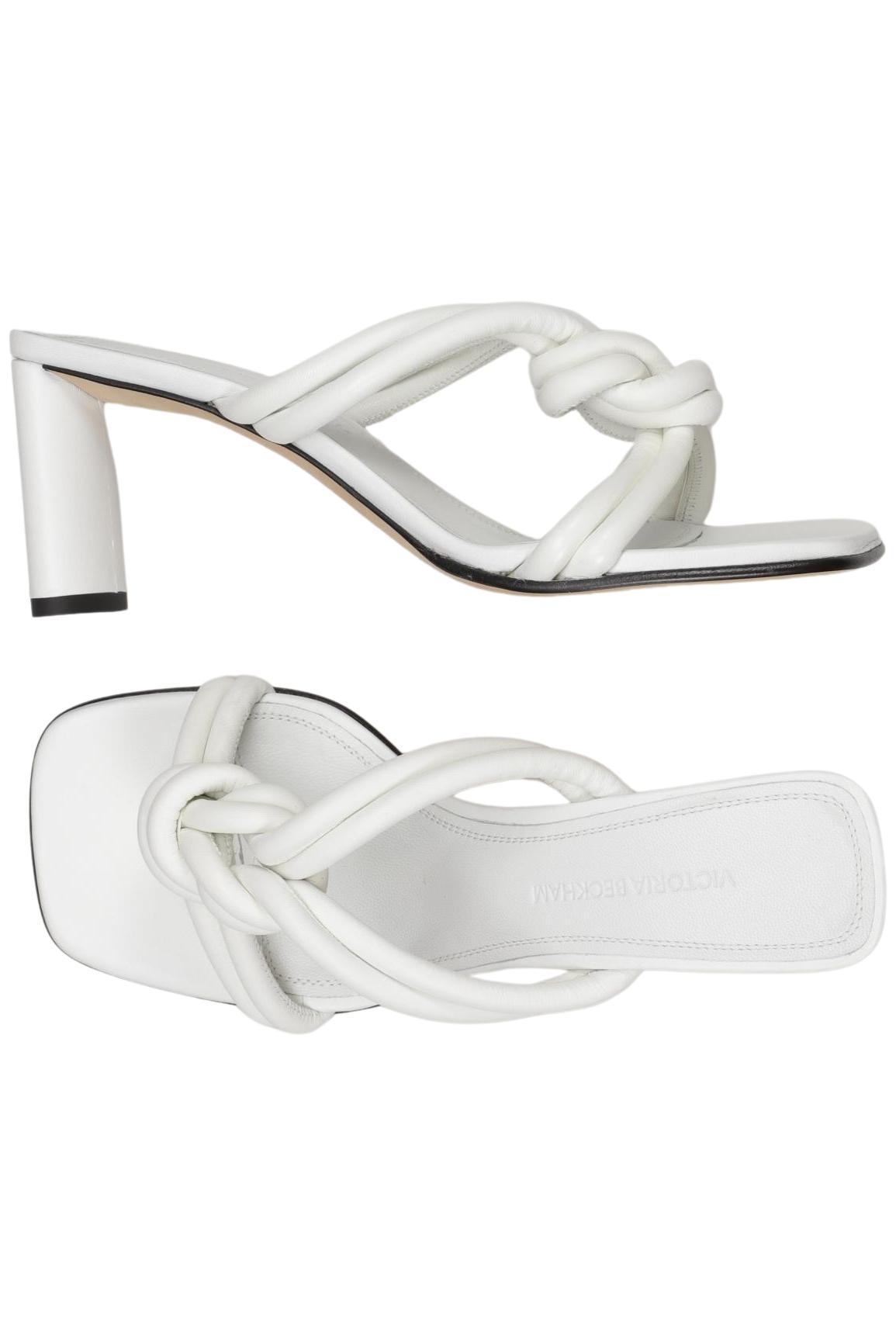 

Victoria Beckham Damen Sandale, weiß, Gr. 36