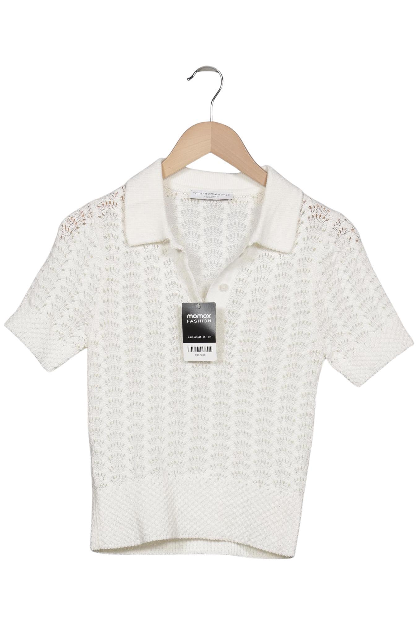 

Victoria Beckham x Mango Damen Poloshirt, cremeweiß, Gr. 36