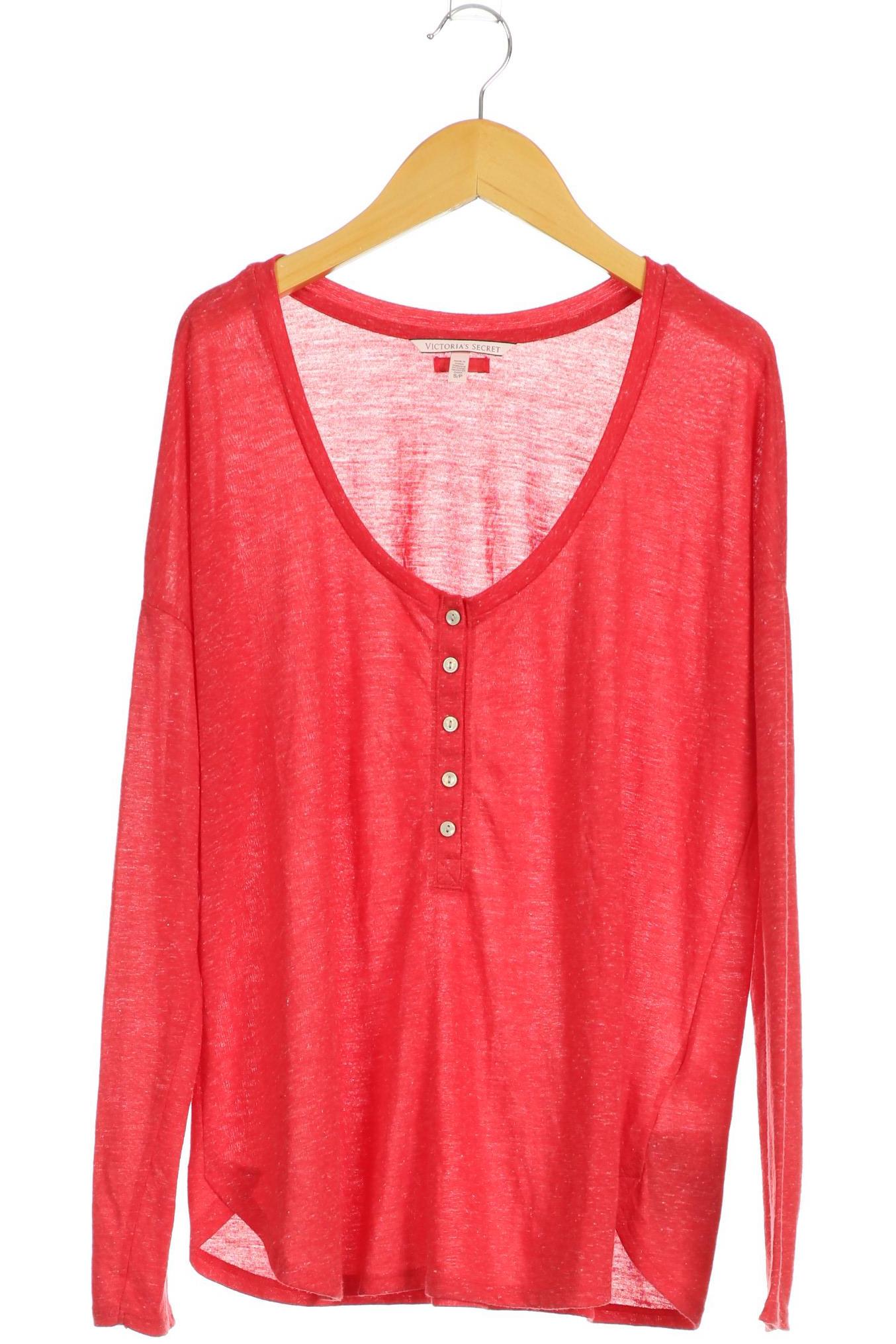 

Victorias Secret Damen Langarmshirt, rot, Gr. 36