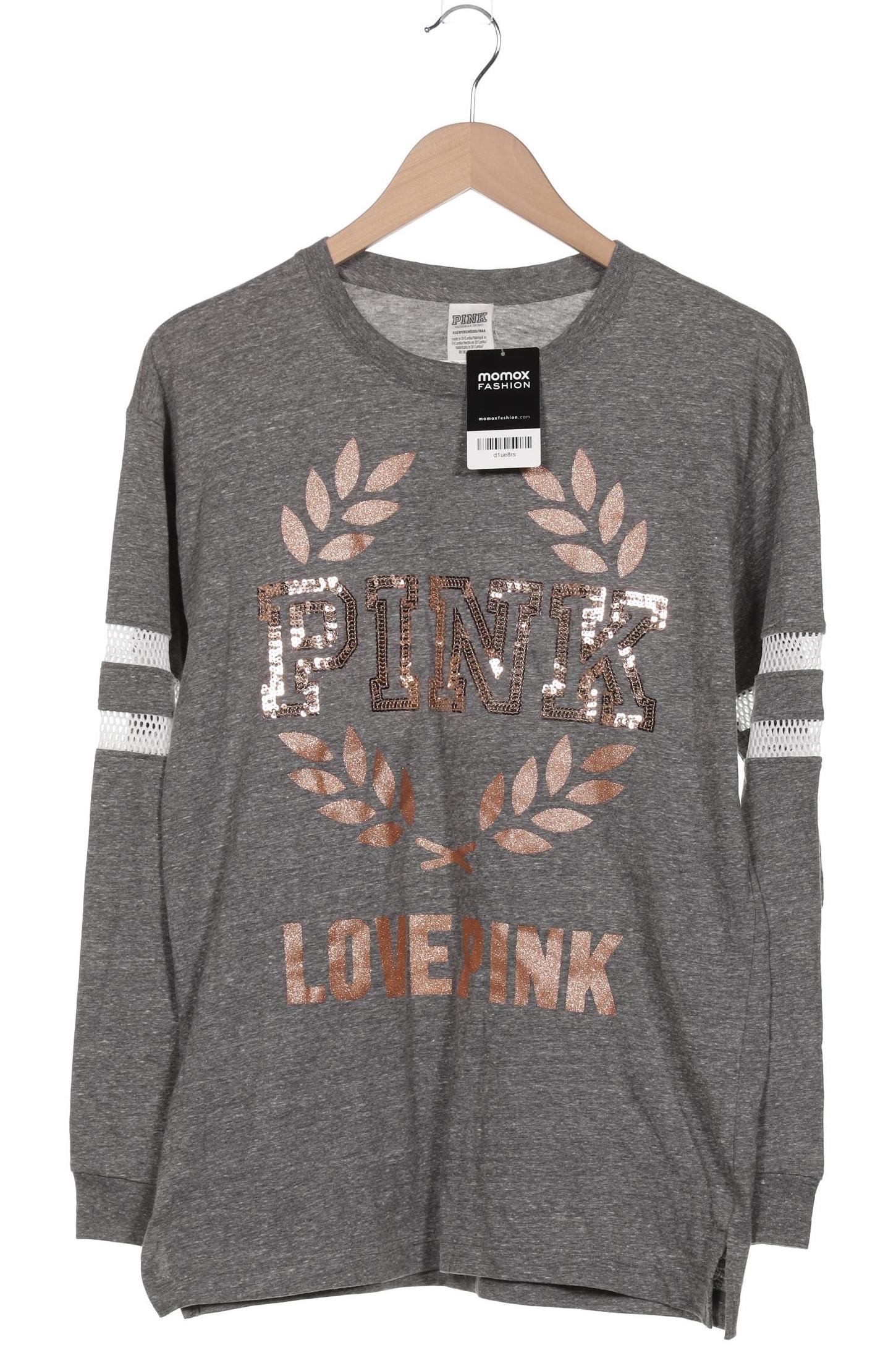 

Victorias Secret Damen Langarmshirt, grau, Gr. 34