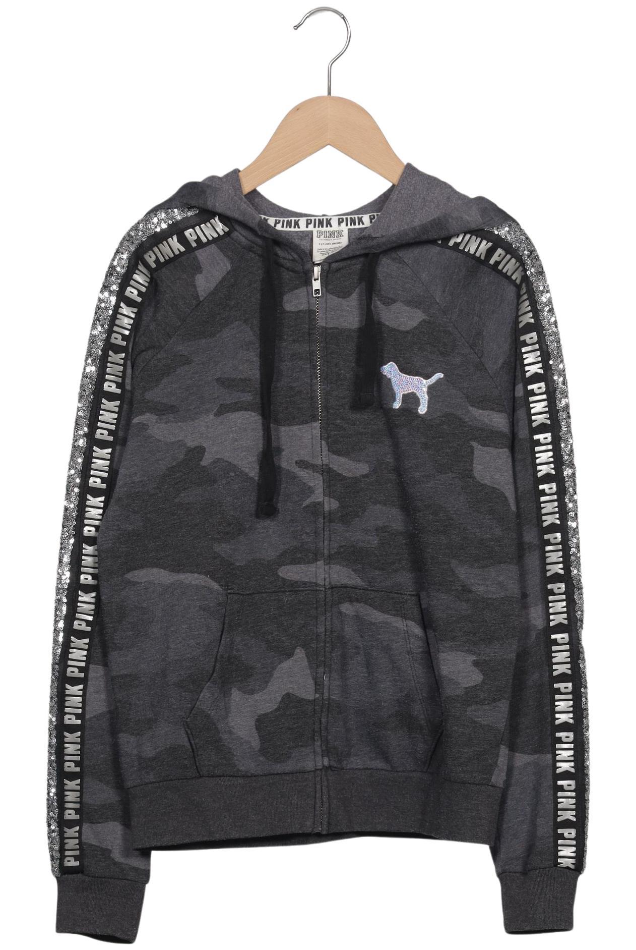 

Victorias Secret Damen Kapuzenpullover, grau, Gr. 36