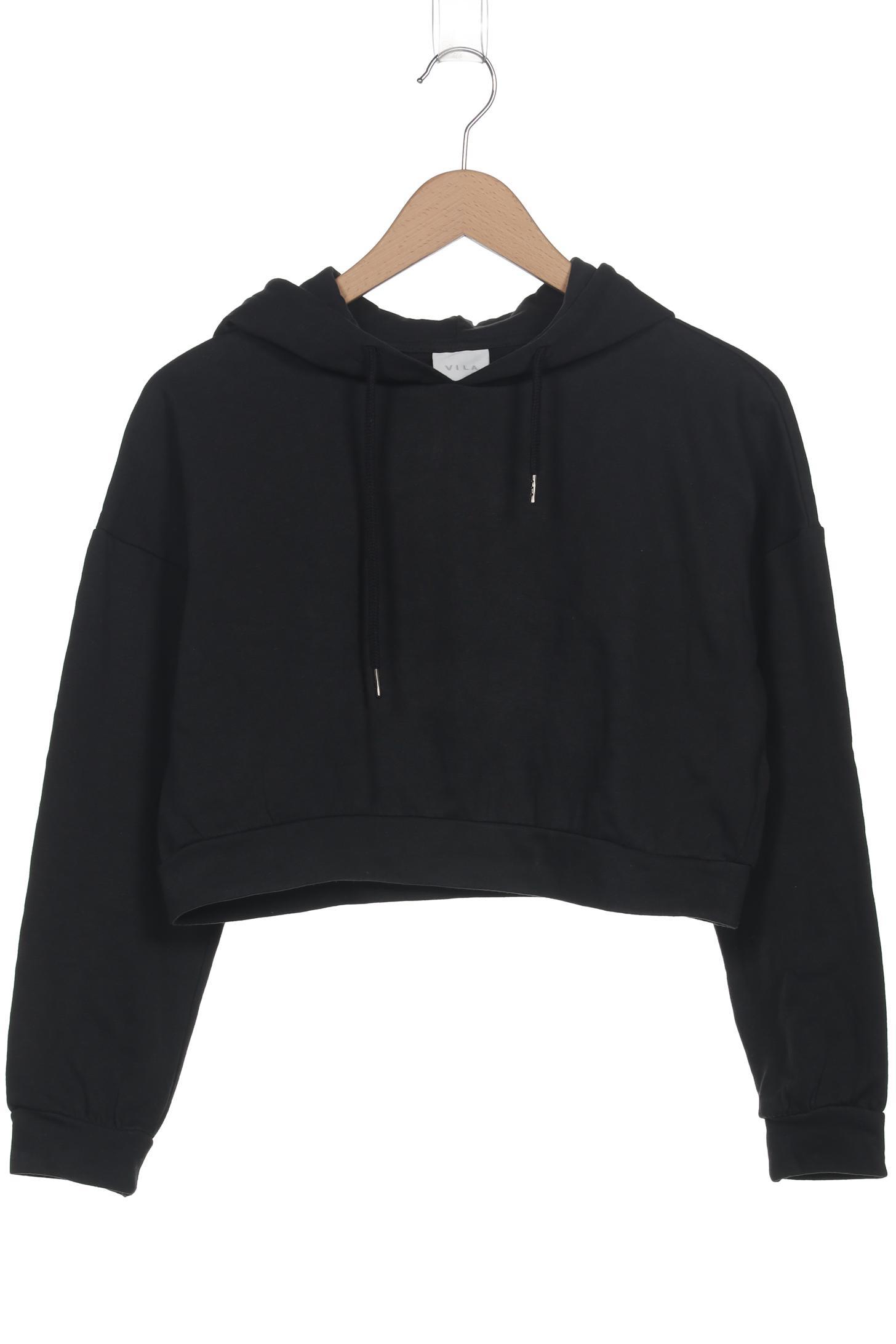 

Vila Damen Kapuzenpullover, schwarz, Gr. 36