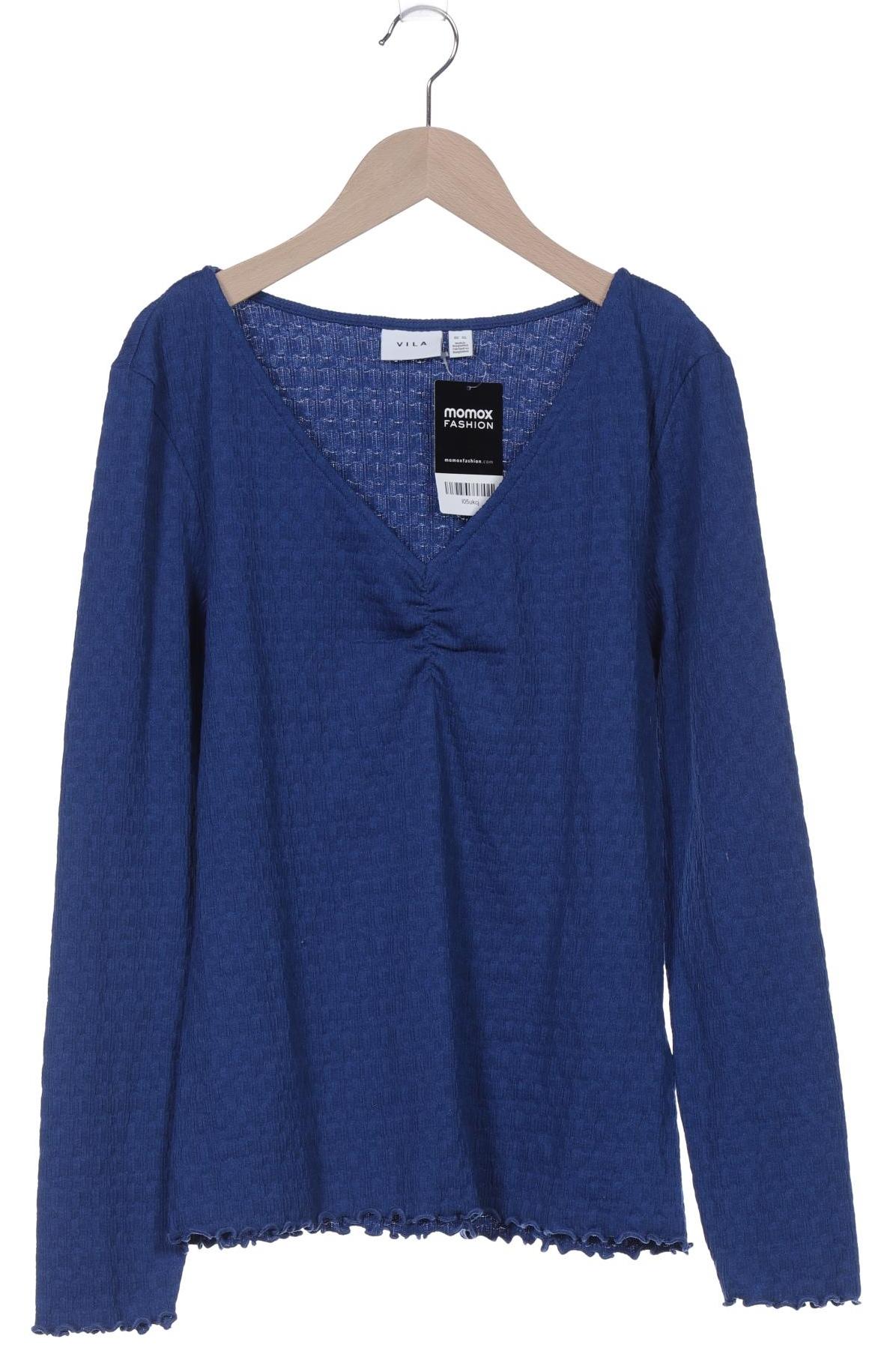 

Vila Damen Langarmshirt, marineblau, Gr. 44