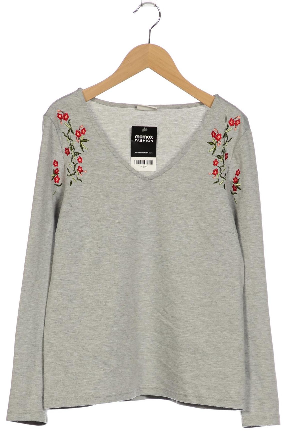 

Vila Damen Langarmshirt, grau, Gr. 42
