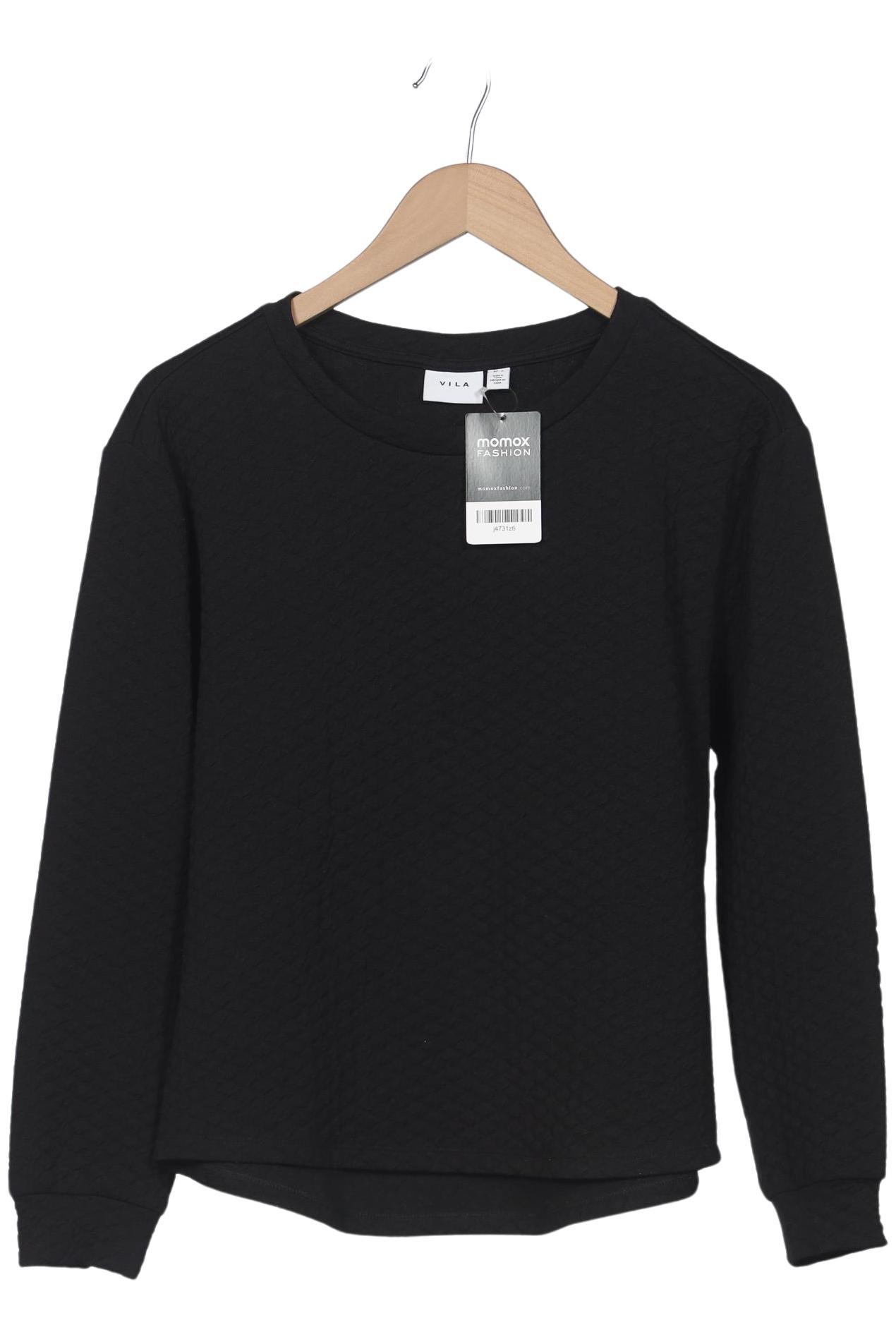 

Vila Damen Langarmshirt, schwarz, Gr. 36