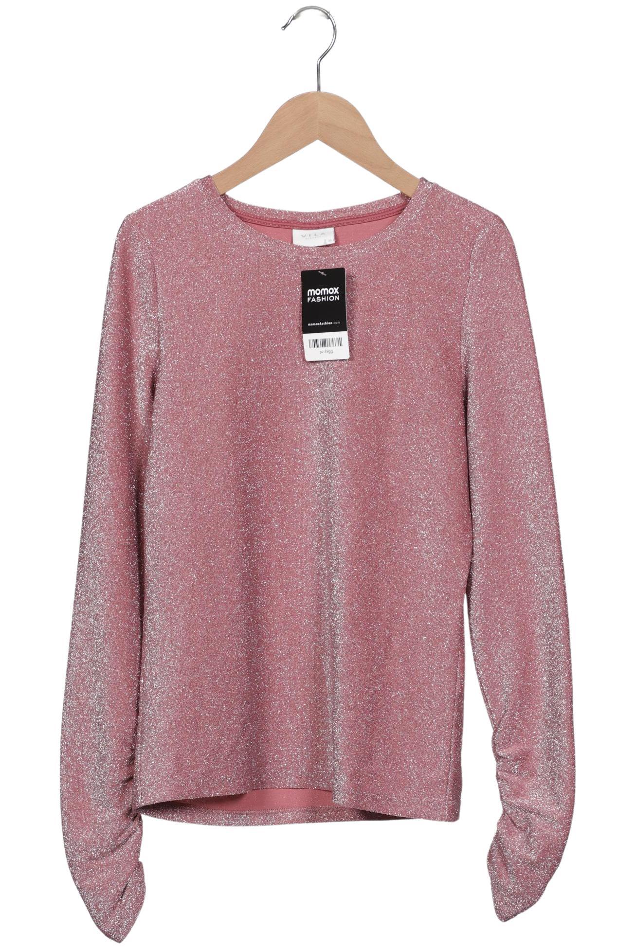 

Vila Damen Langarmshirt, pink, Gr. 34