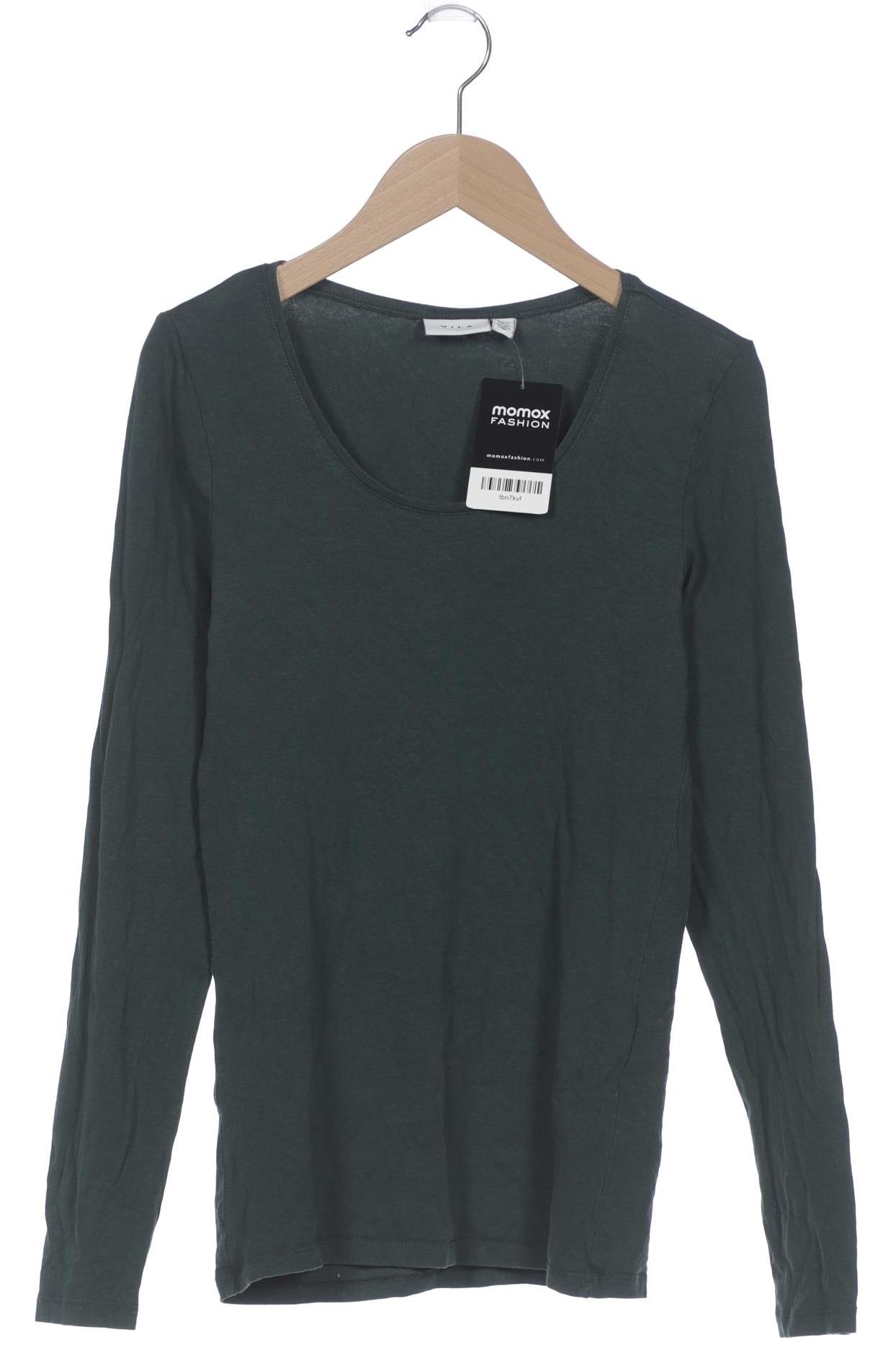 

Vila Damen Langarmshirt, grün, Gr. 36