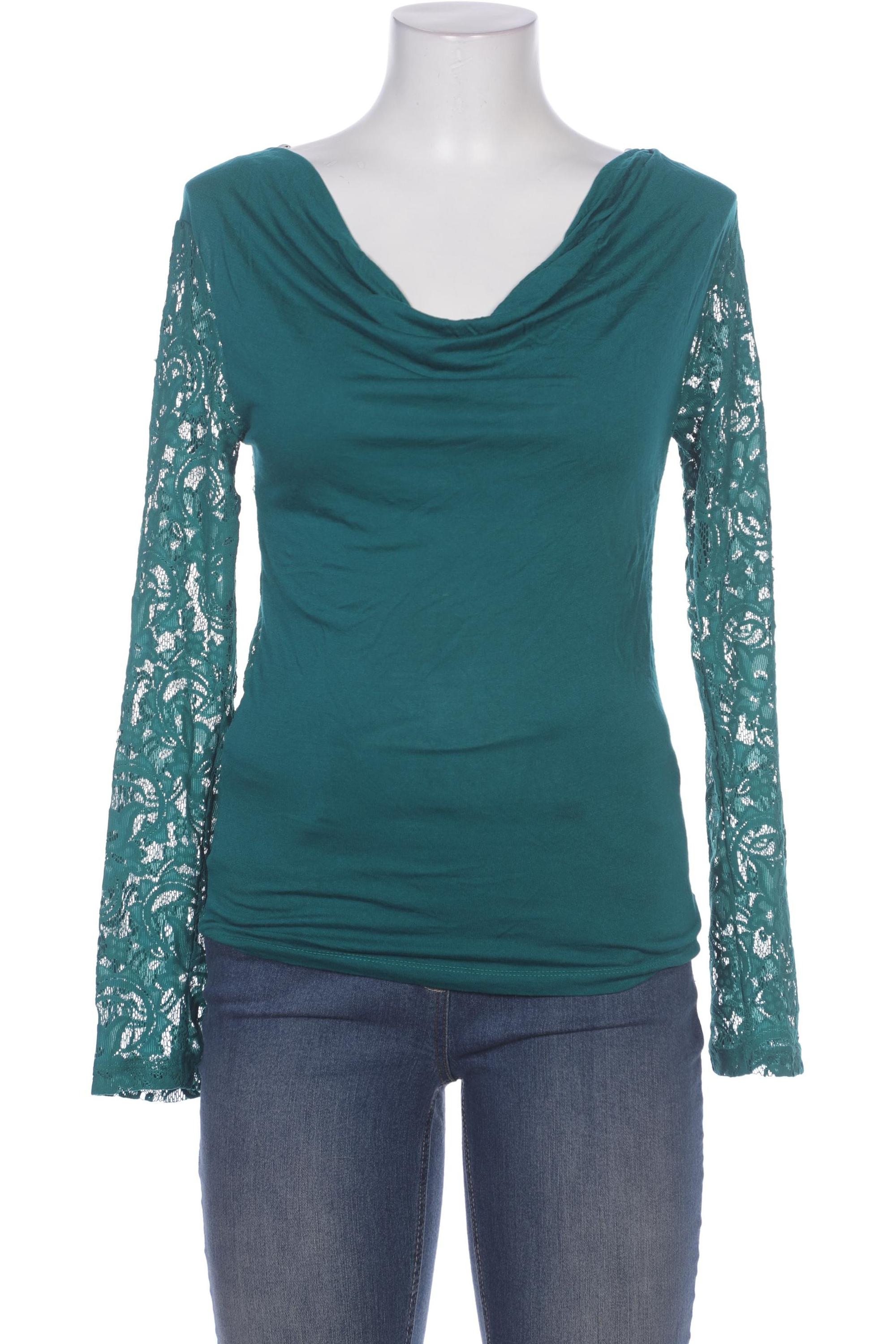 

Vila Damen Langarmshirt, türkis, Gr. 38