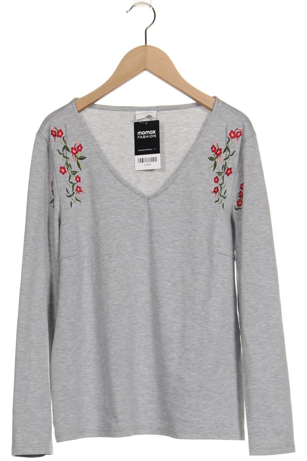 

Vila Damen Langarmshirt, grau, Gr. 42