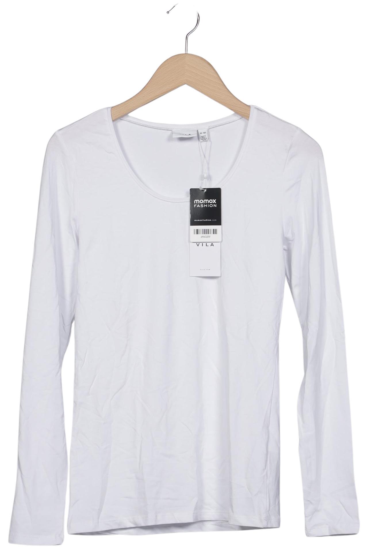 

Vila Damen Langarmshirt, weiß, Gr. 38