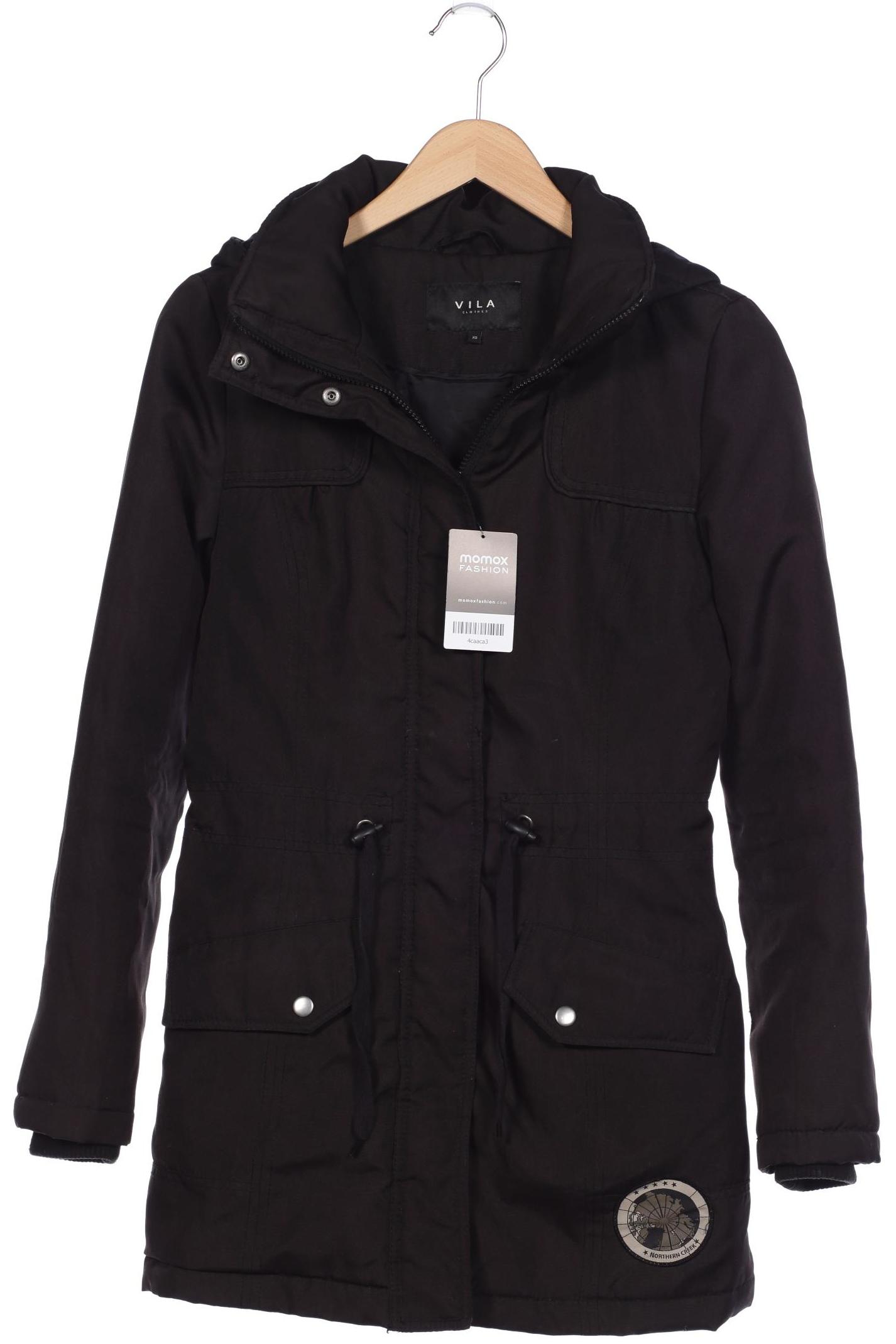 

Vila Damen Mantel, schwarz, Gr. 34