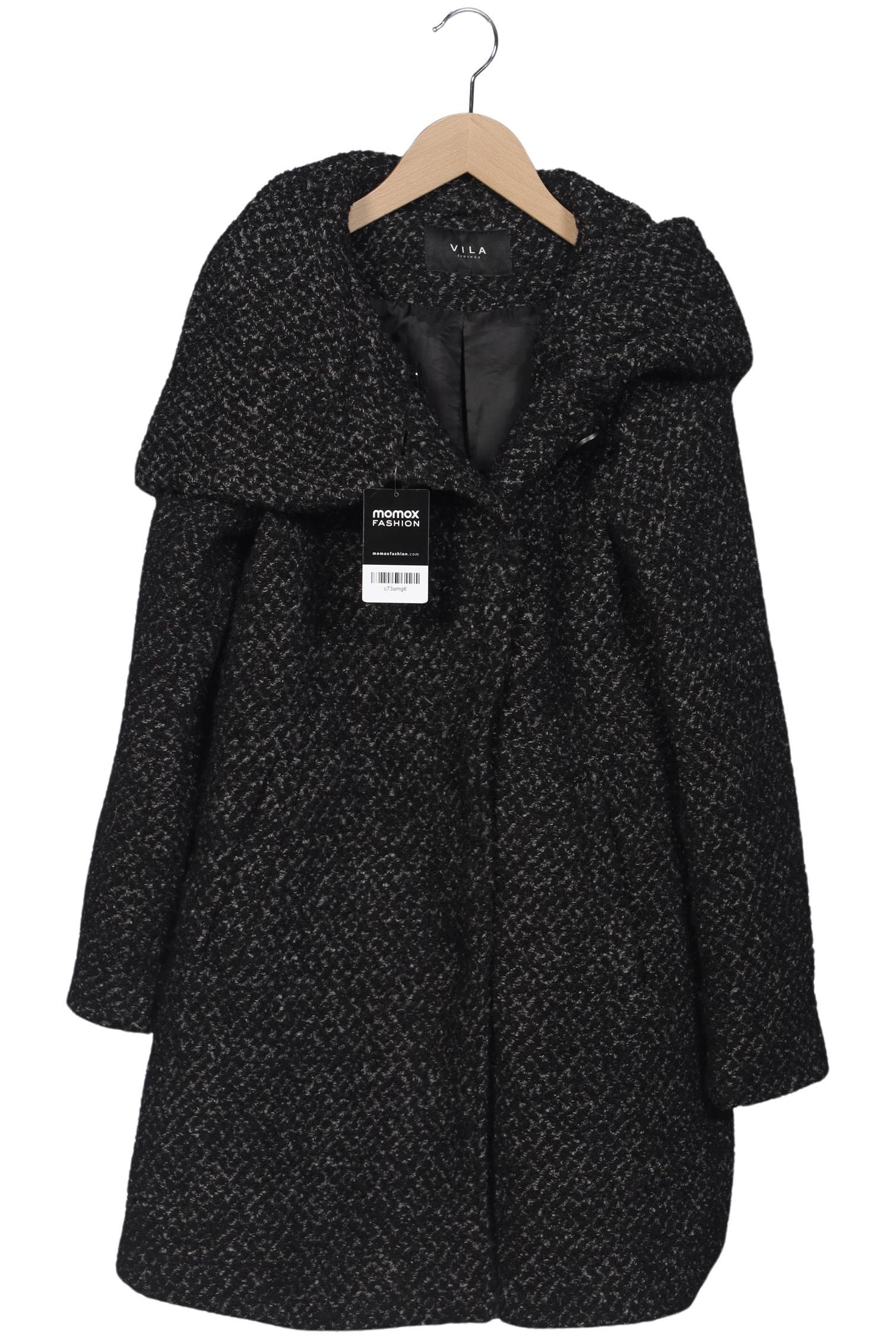 

Vila Damen Mantel, schwarz, Gr. 34