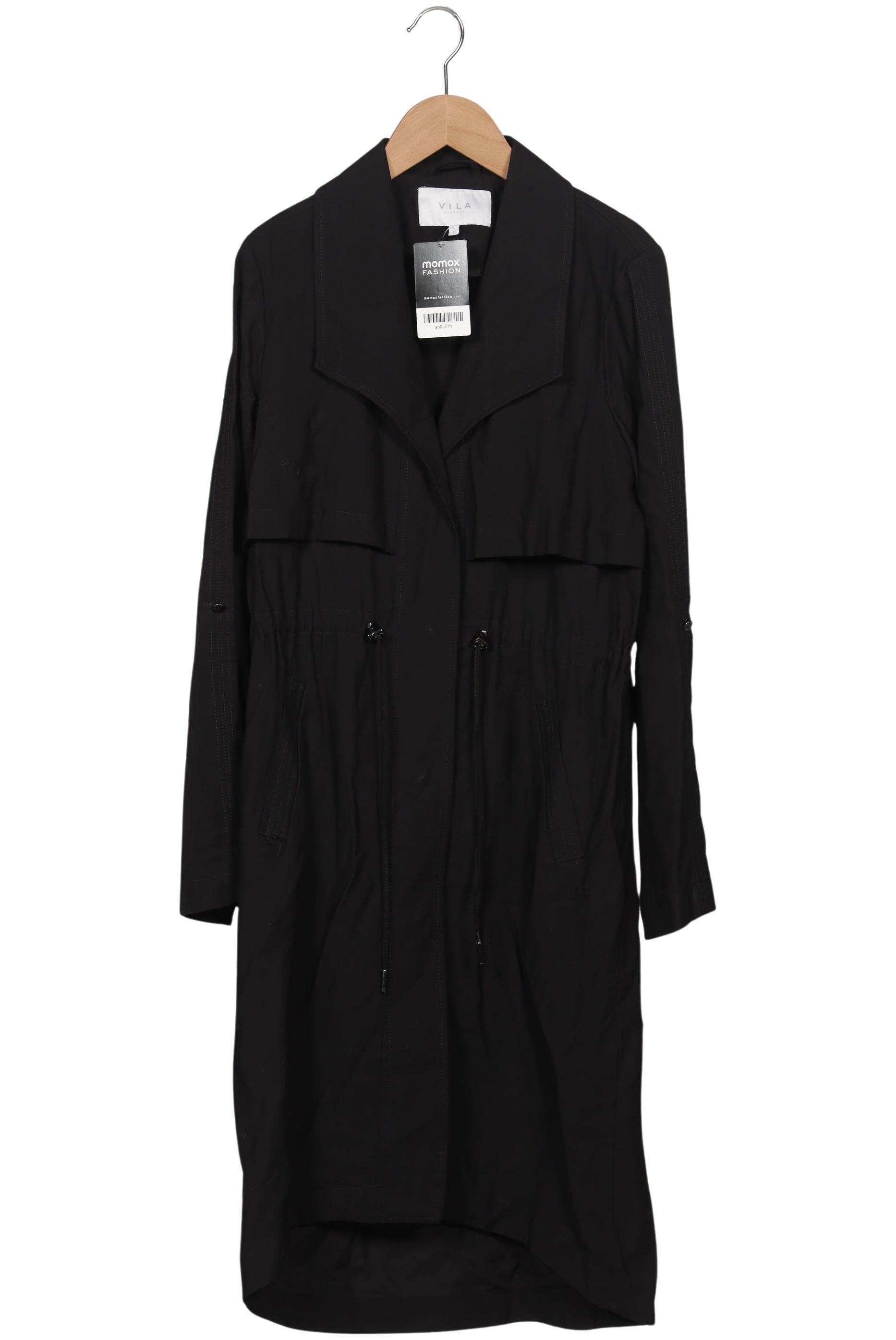 

Vila Damen Mantel, schwarz, Gr. 34