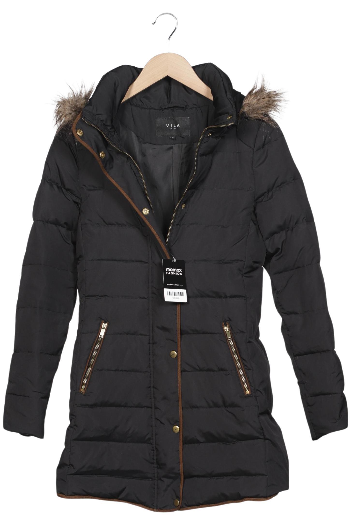 

Vila Damen Mantel, schwarz, Gr. 34