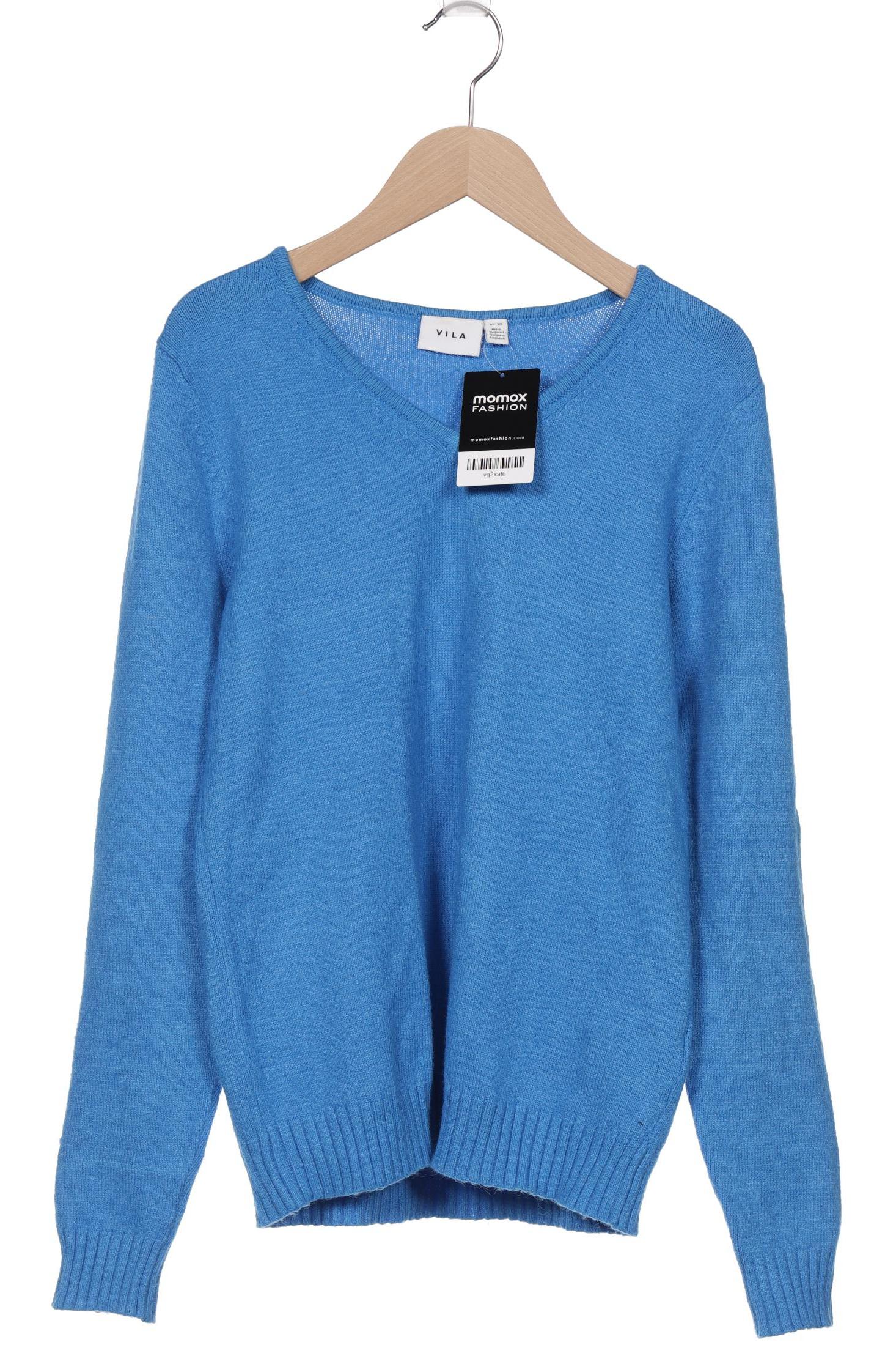 

Vila Damen Pullover, blau, Gr. 34