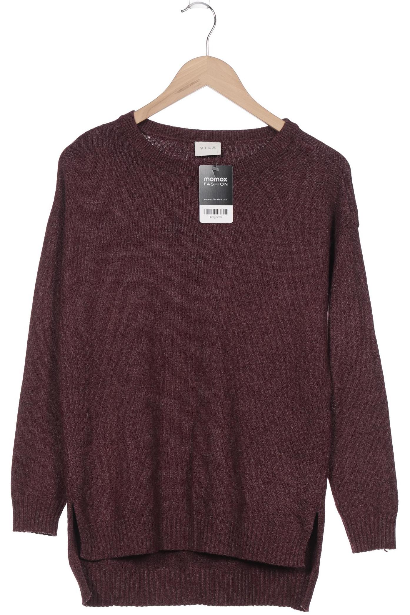 

Vila Damen Pullover, bordeaux