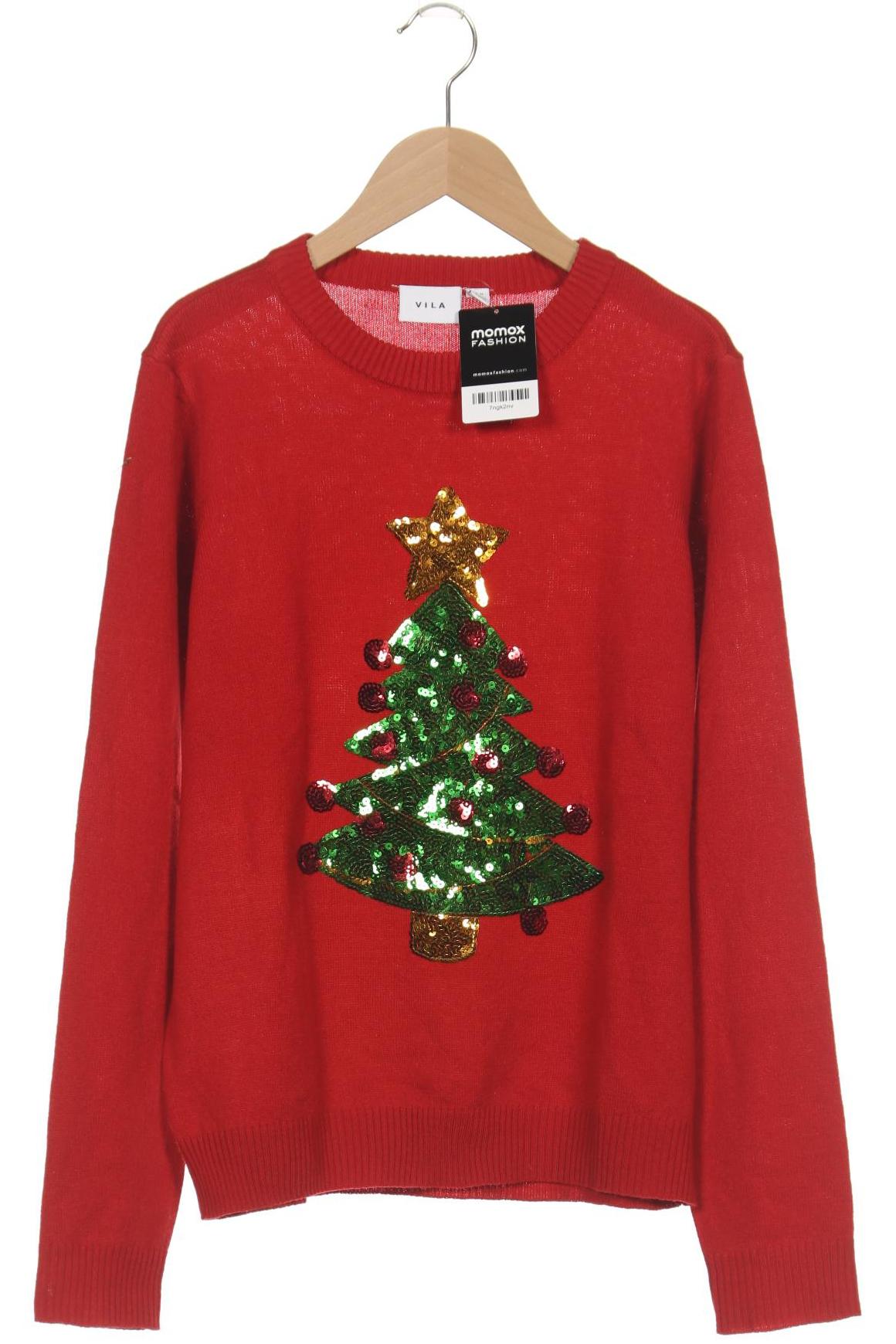 

Vila Damen Pullover, rot, Gr. 38