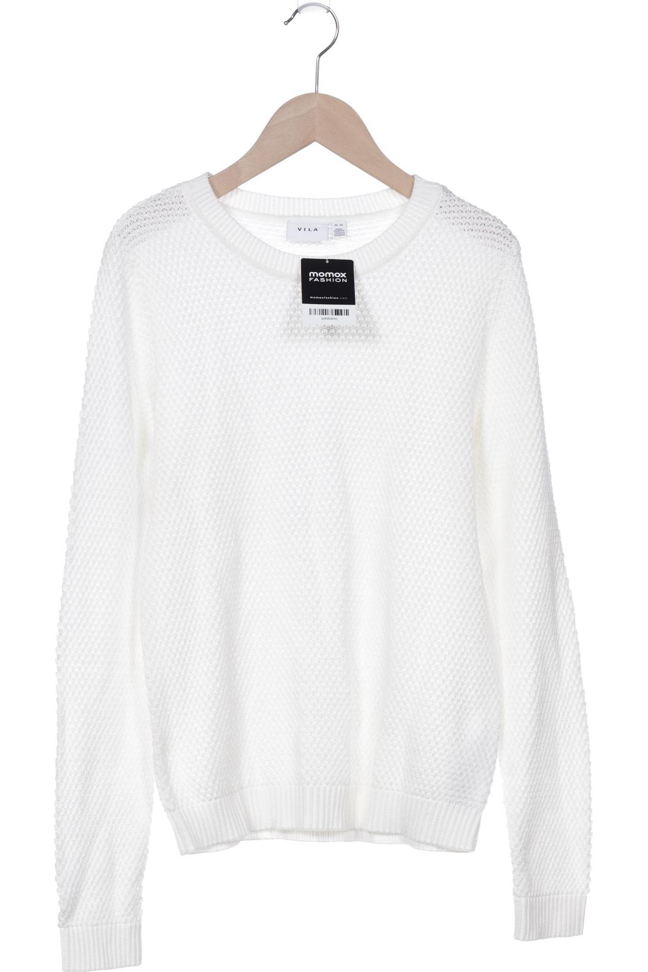 

Vila Damen Pullover, weiß, Gr. 34