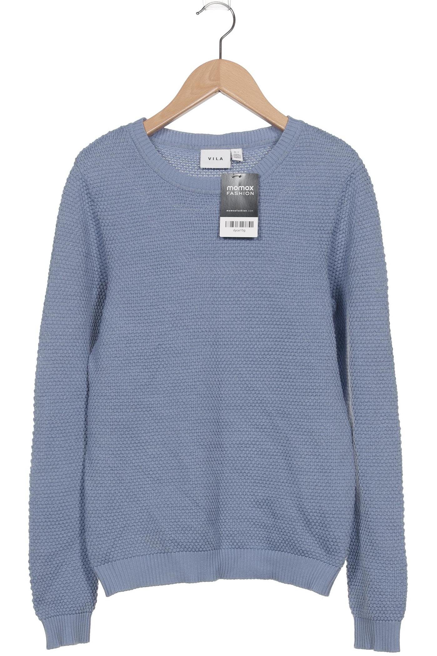 

Vila Damen Pullover, blau, Gr. 36