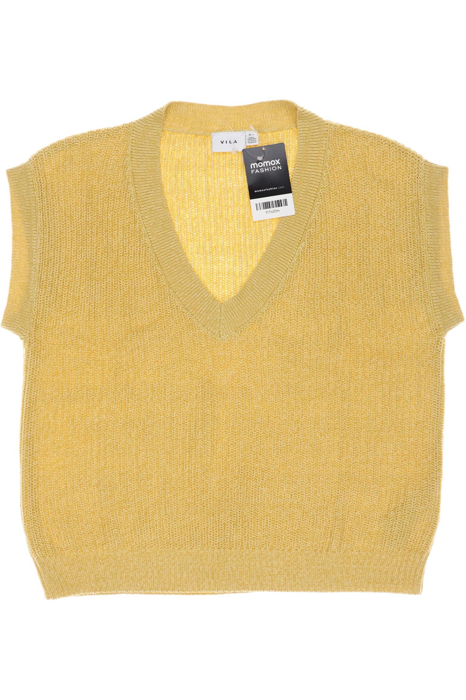 

Vila Damen Pullover, gelb
