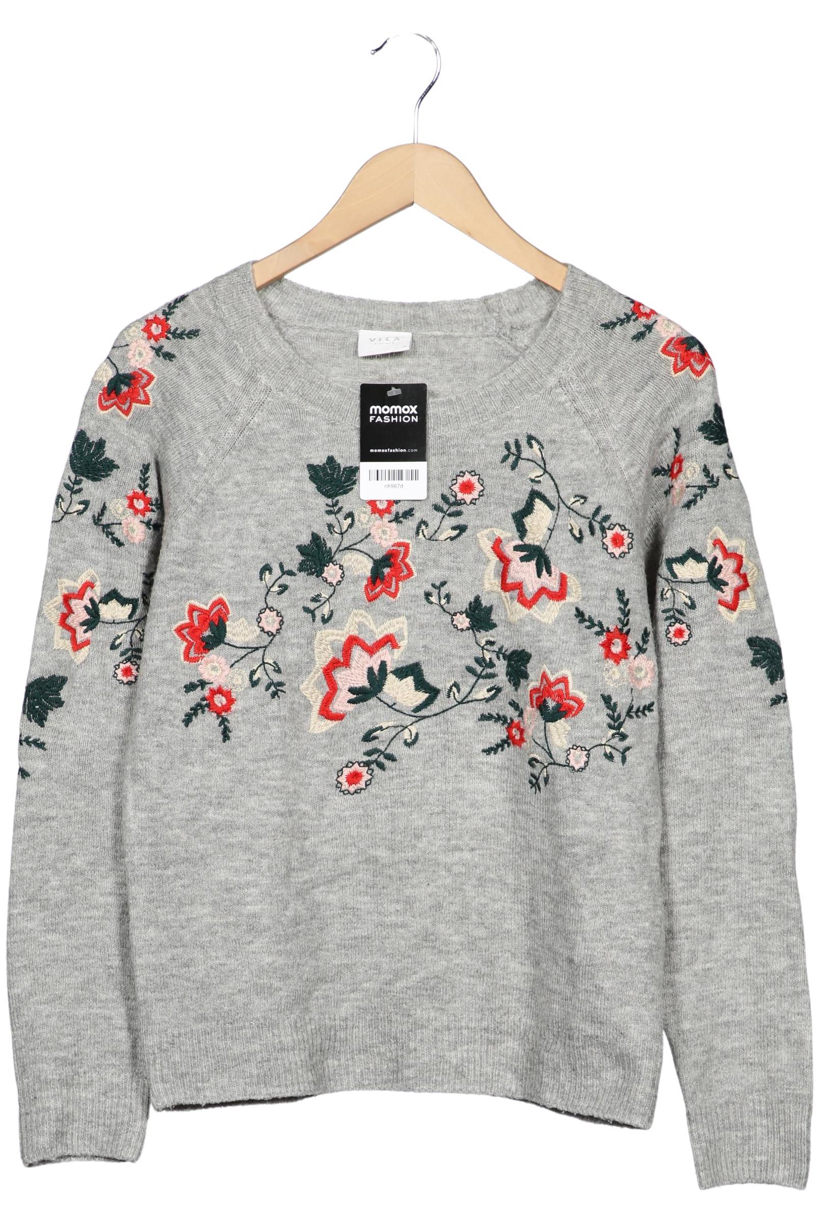 

Vila Damen Pullover, grau, Gr. 38