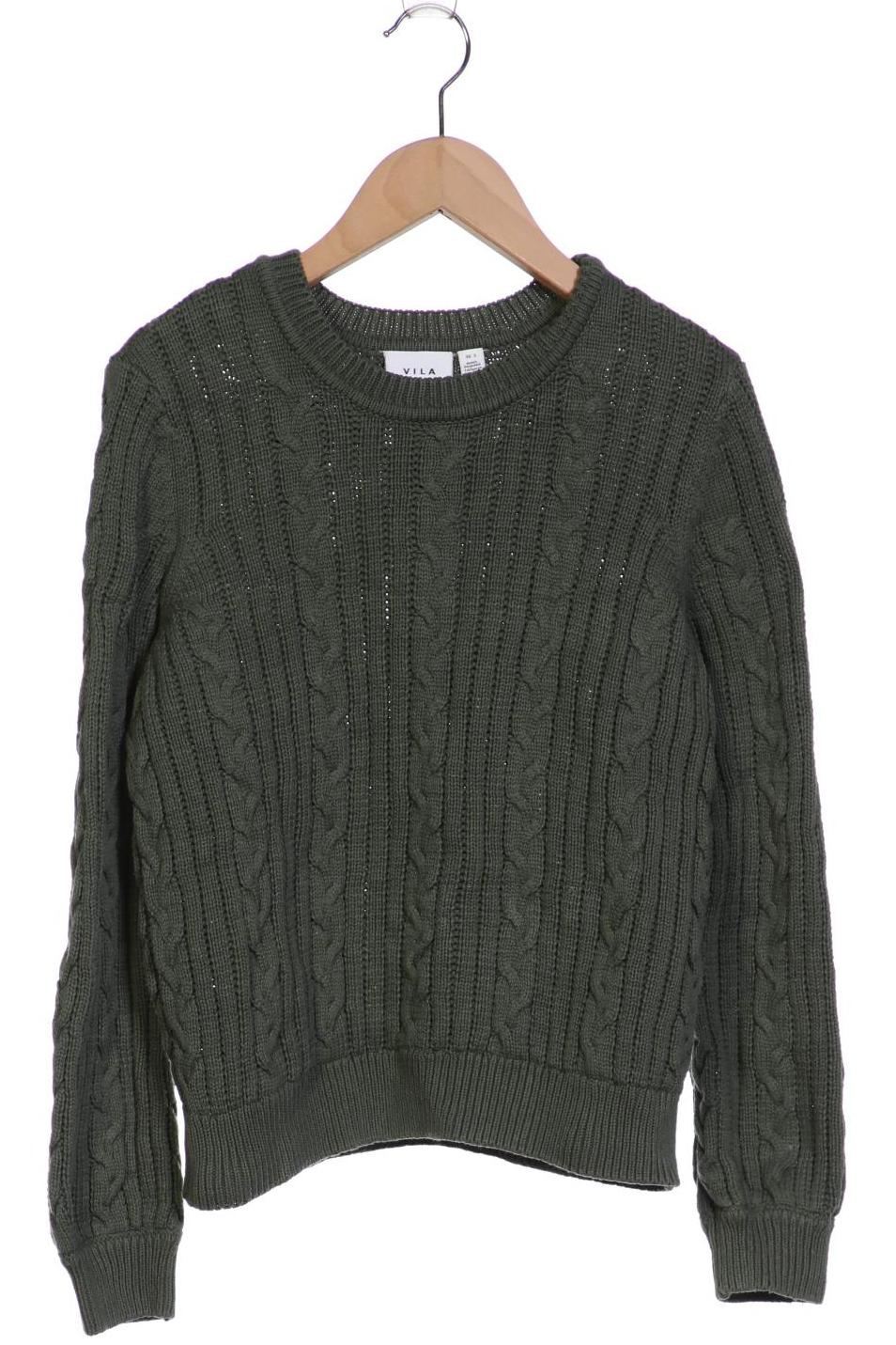 

Vila Damen Pullover, grün, Gr. 36