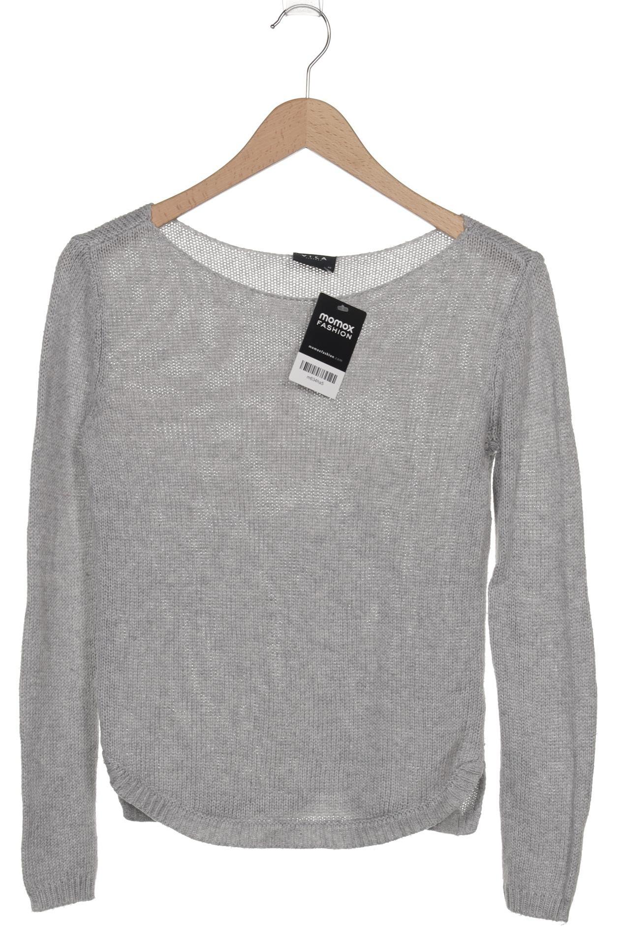 

Vila Damen Pullover, grau, Gr. 34