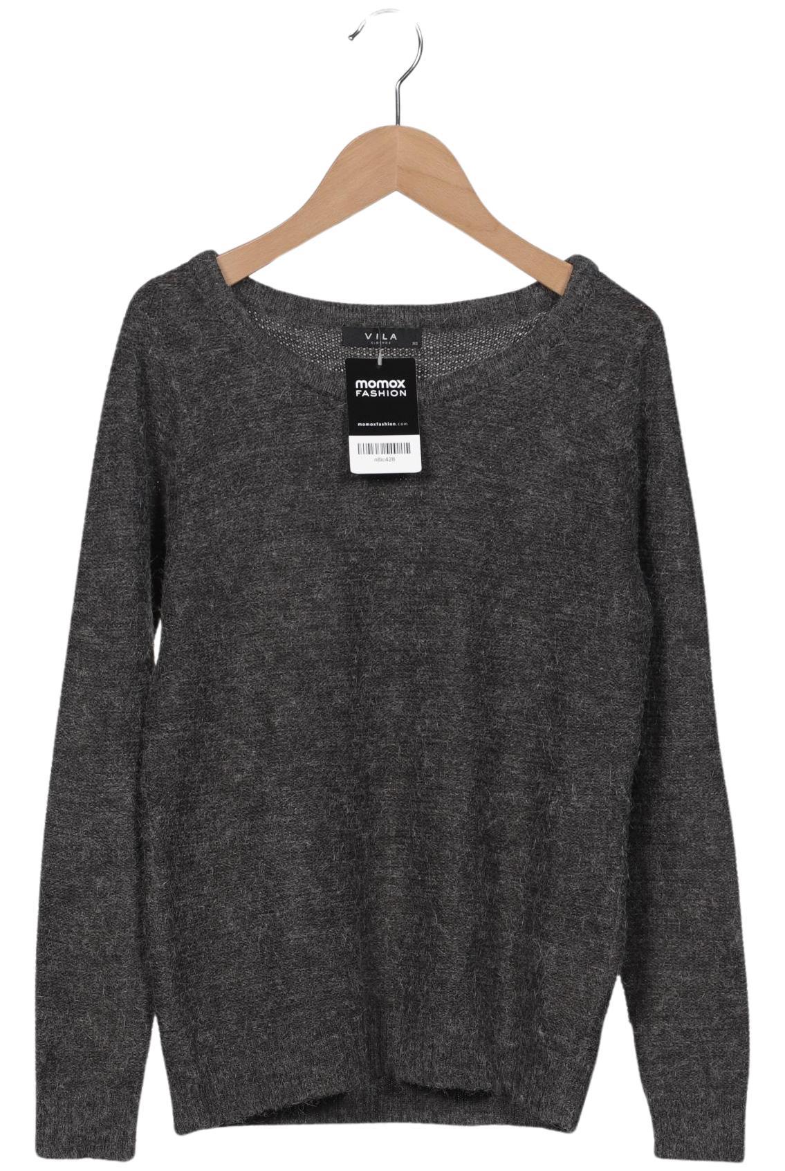 

Vila Damen Pullover, grau, Gr. 34