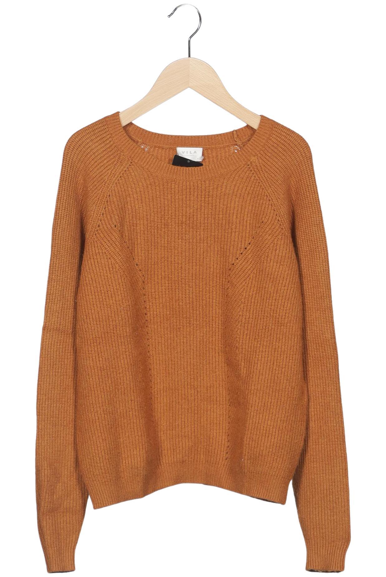 

Vila Damen Pullover, orange, Gr. 36