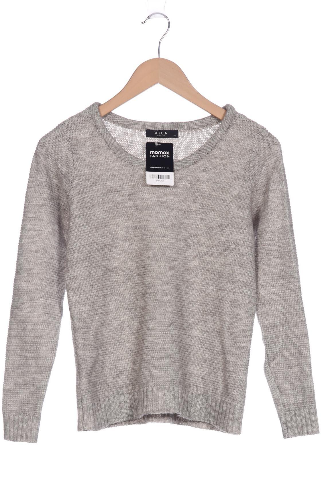 

Vila Damen Pullover, grau, Gr. 34