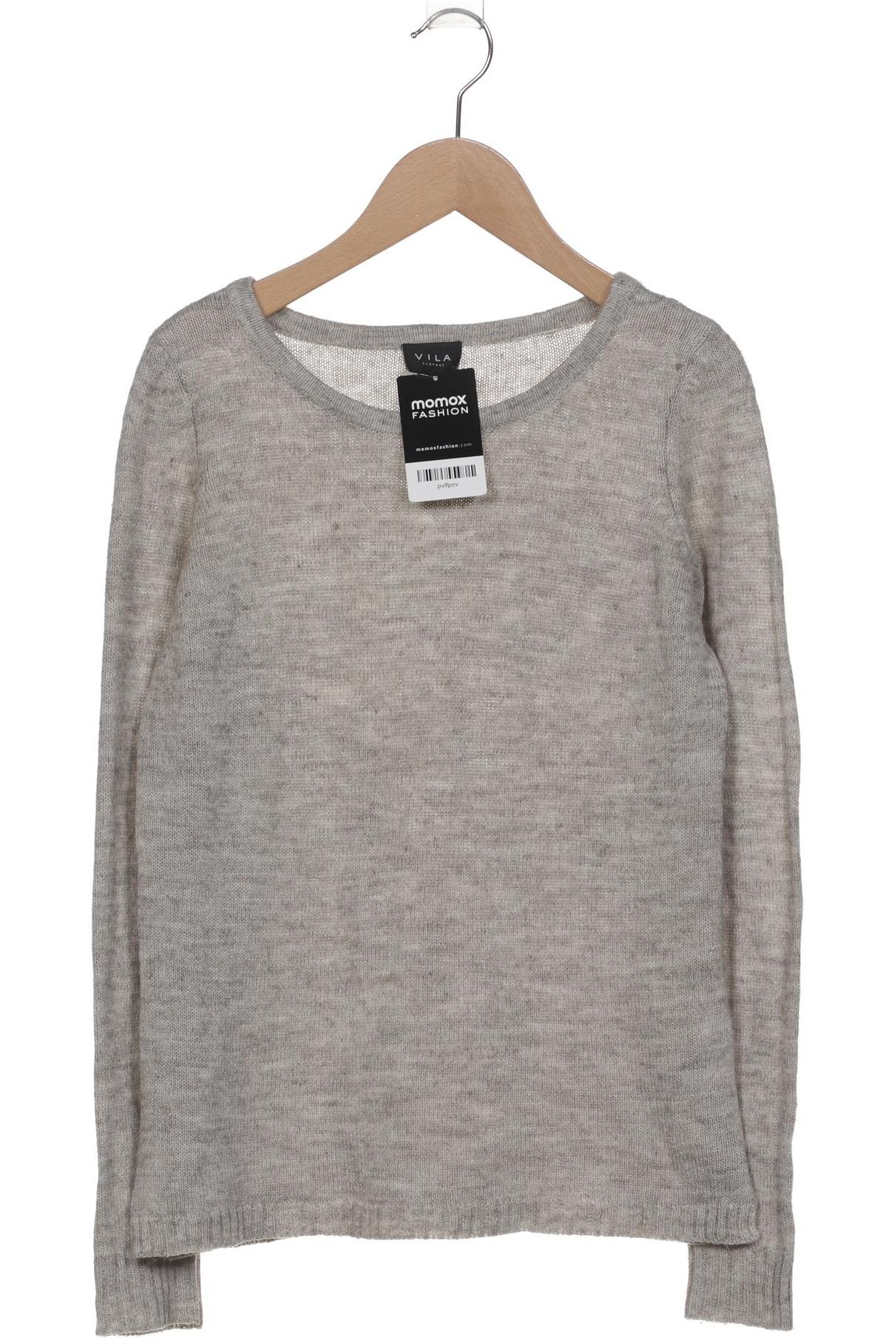 

Vila Damen Pullover, grau, Gr. 34