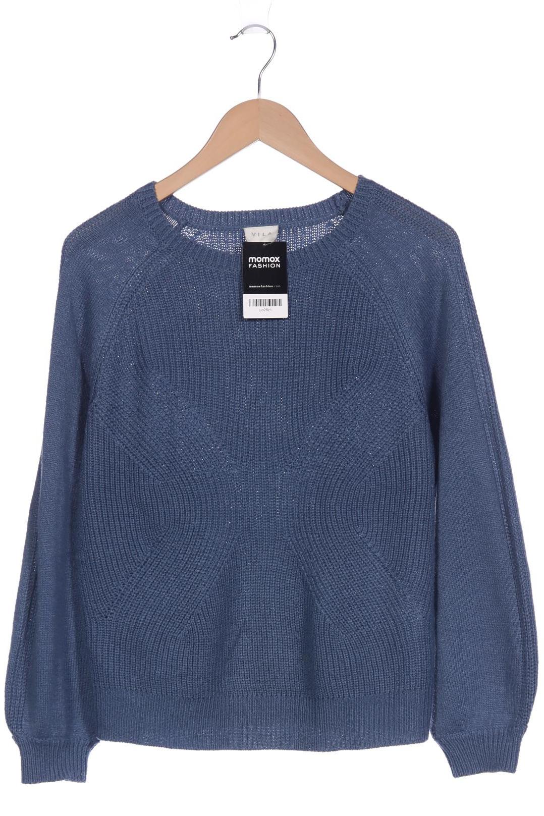 

Vila Damen Pullover, blau, Gr. 36