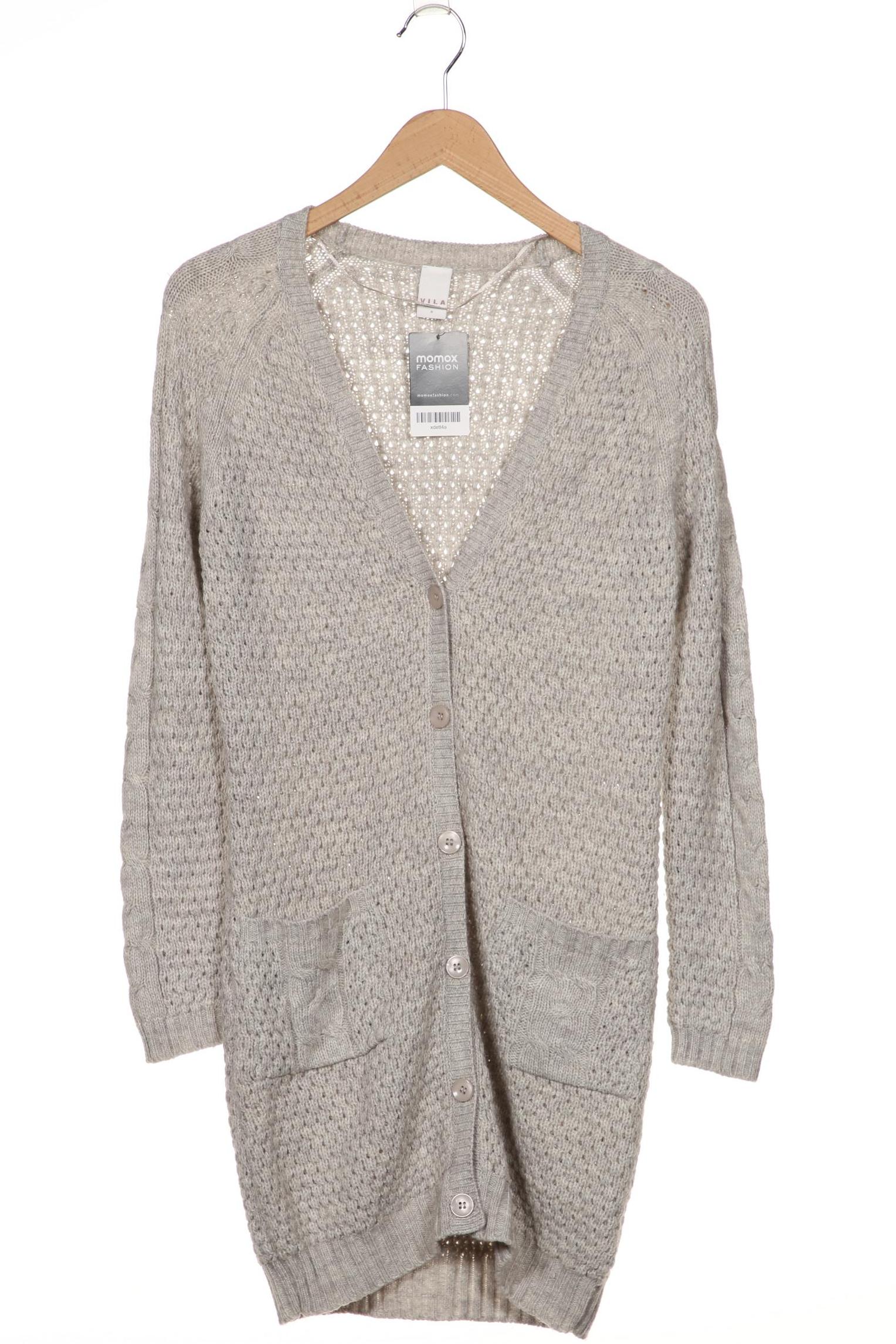 

Vila Damen Strickjacke, grau, Gr. 36