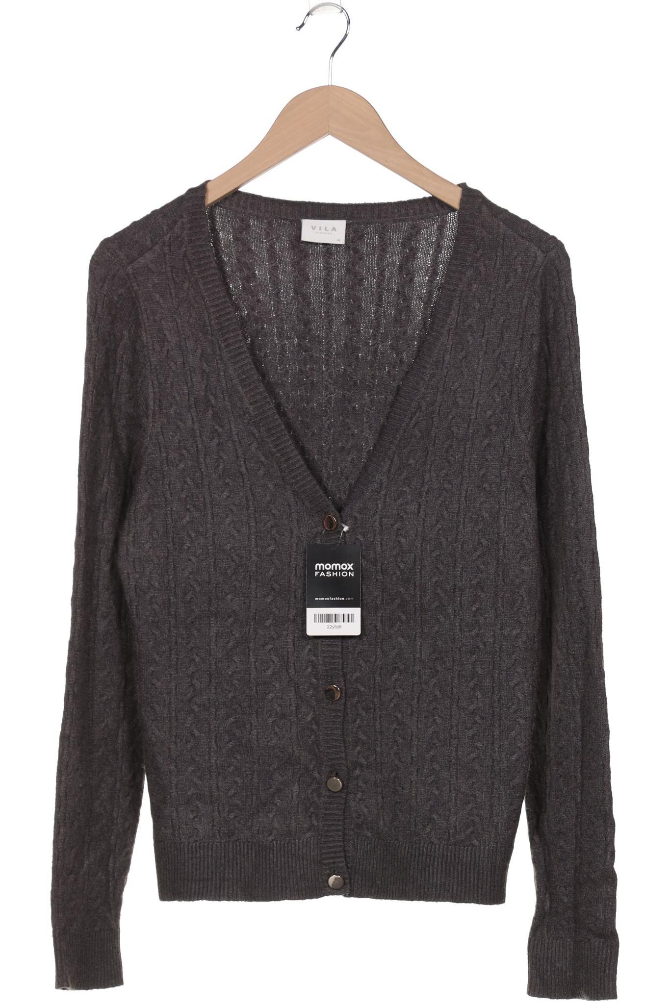 

Vila Damen Strickjacke, grau, Gr. 38