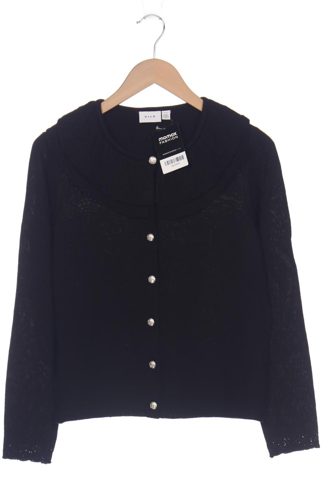 

Vila Damen Strickjacke, schwarz, Gr. 38
