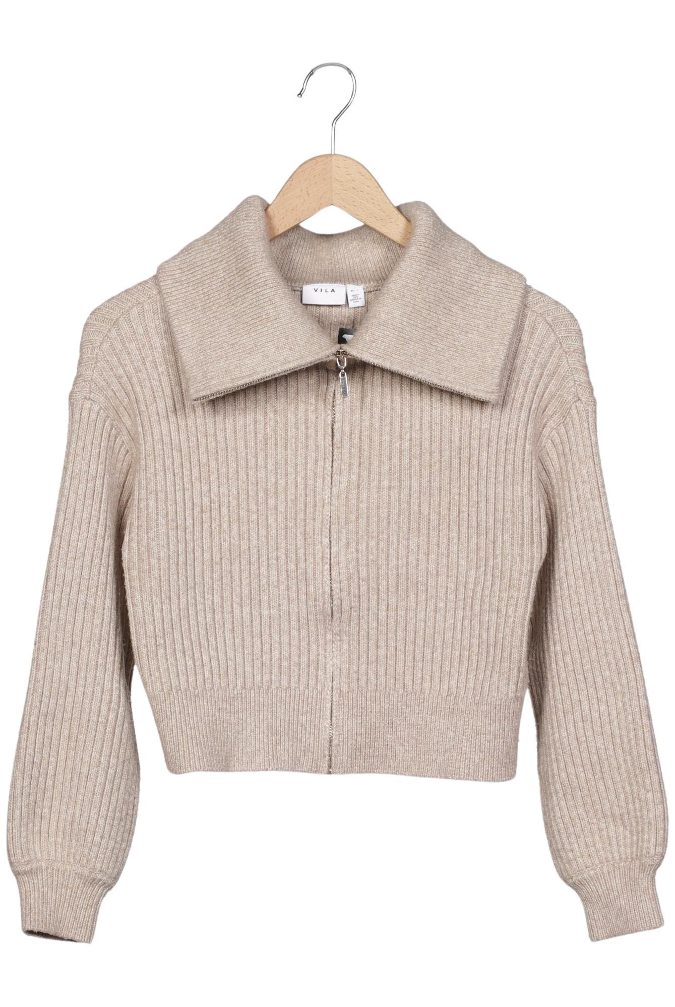 

Vila Damen Strickjacke, beige, Gr. 36