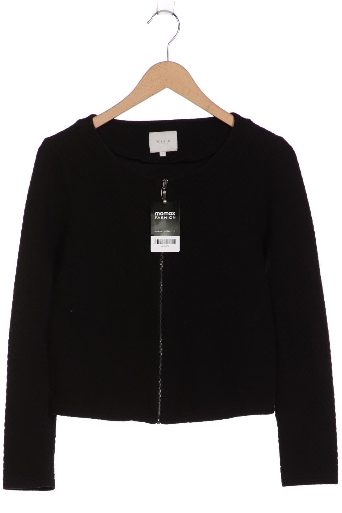 

Vila Damen Strickjacke, schwarz, Gr. 38