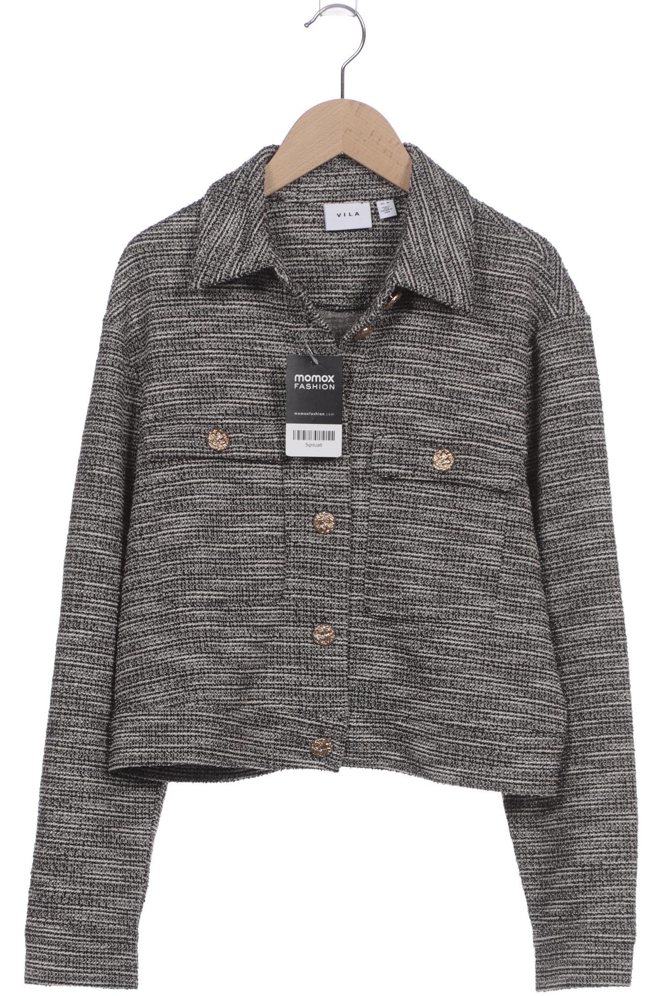 

Vila Damen Strickjacke, grau, Gr. 38