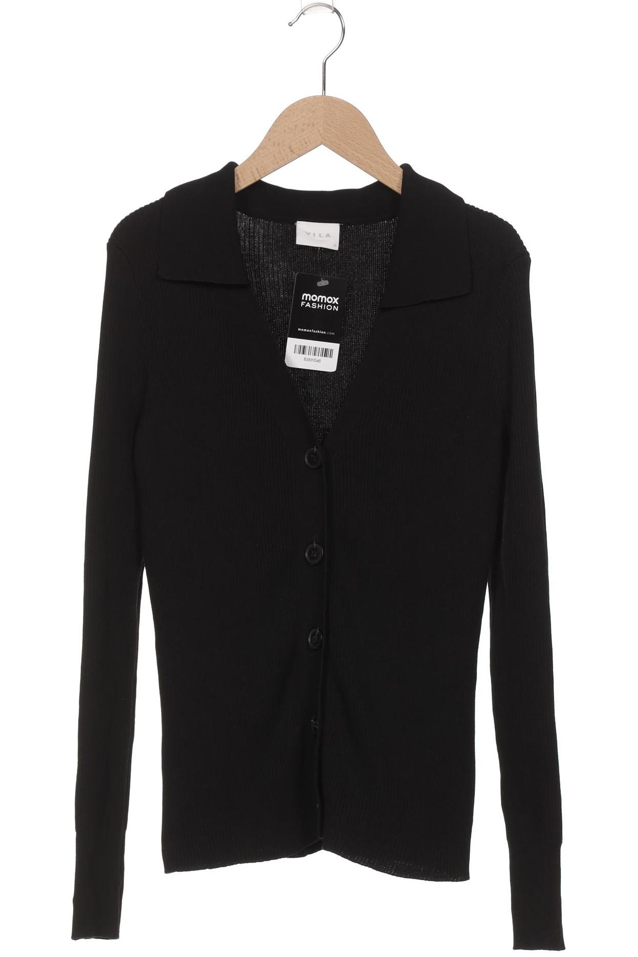 

Vila Damen Strickjacke, schwarz, Gr. 38