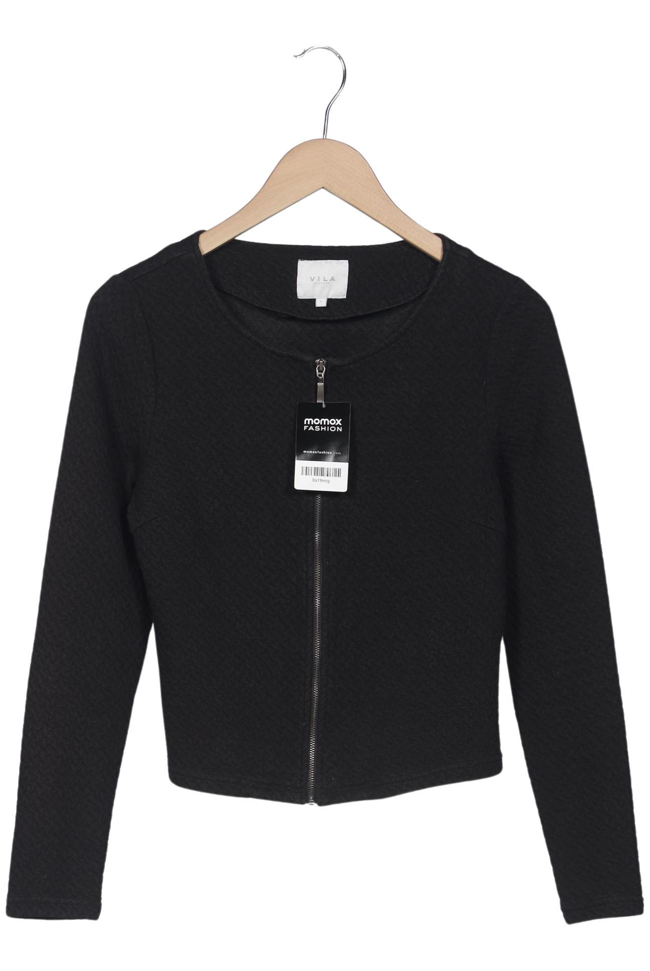 

Vila Damen Strickjacke, schwarz, Gr. 36