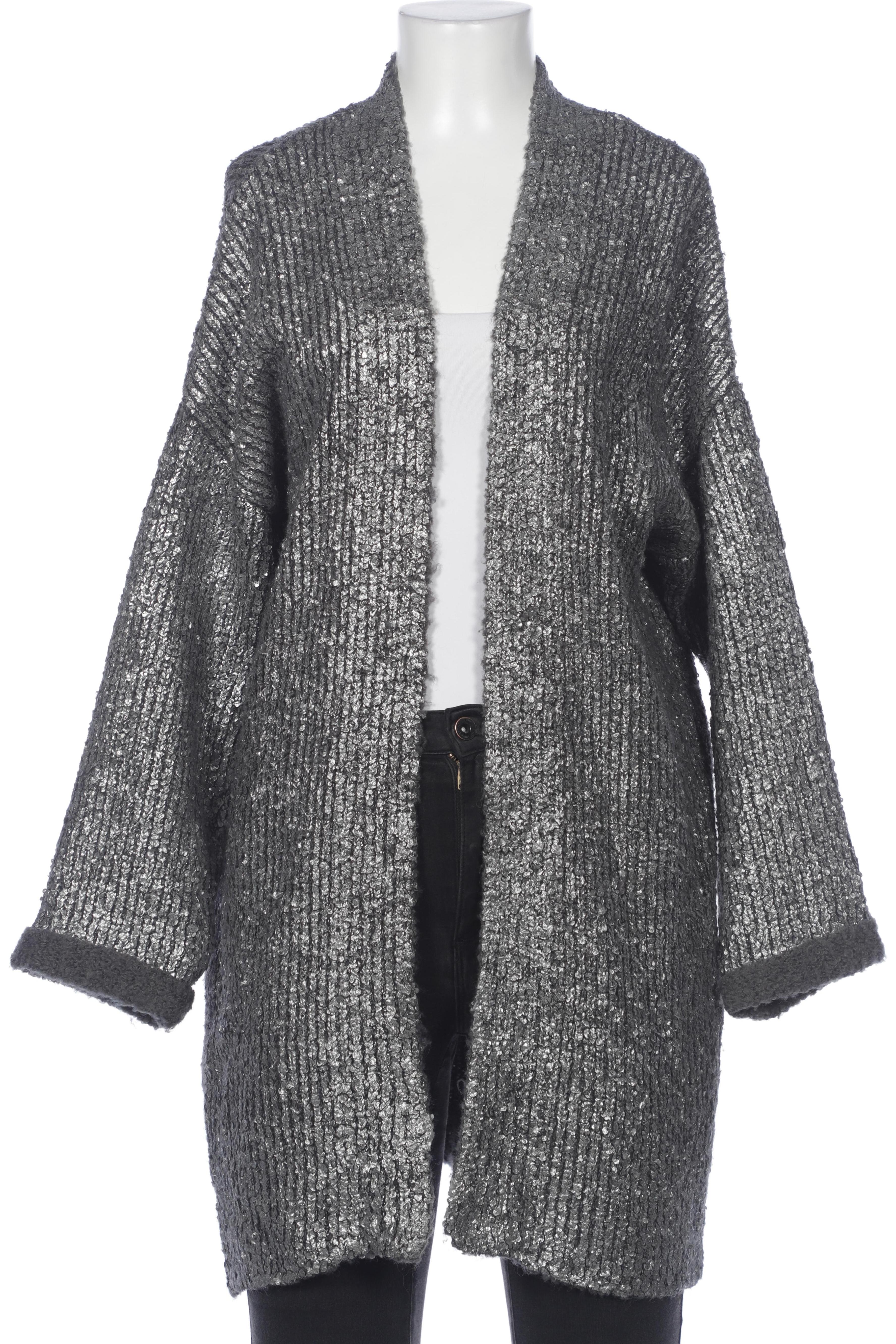 

Vila Damen Strickjacke, silber, Gr. 38