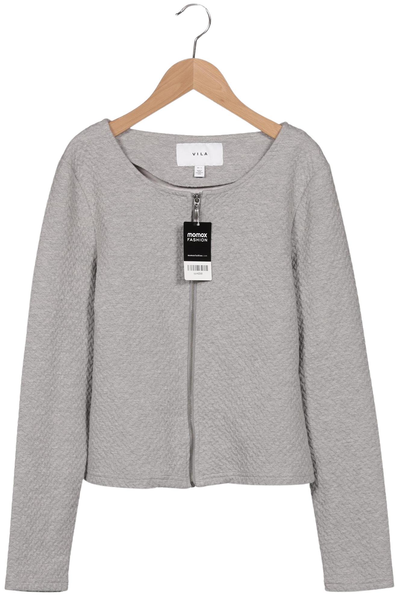 

Vila Damen Strickjacke, grau, Gr. 42
