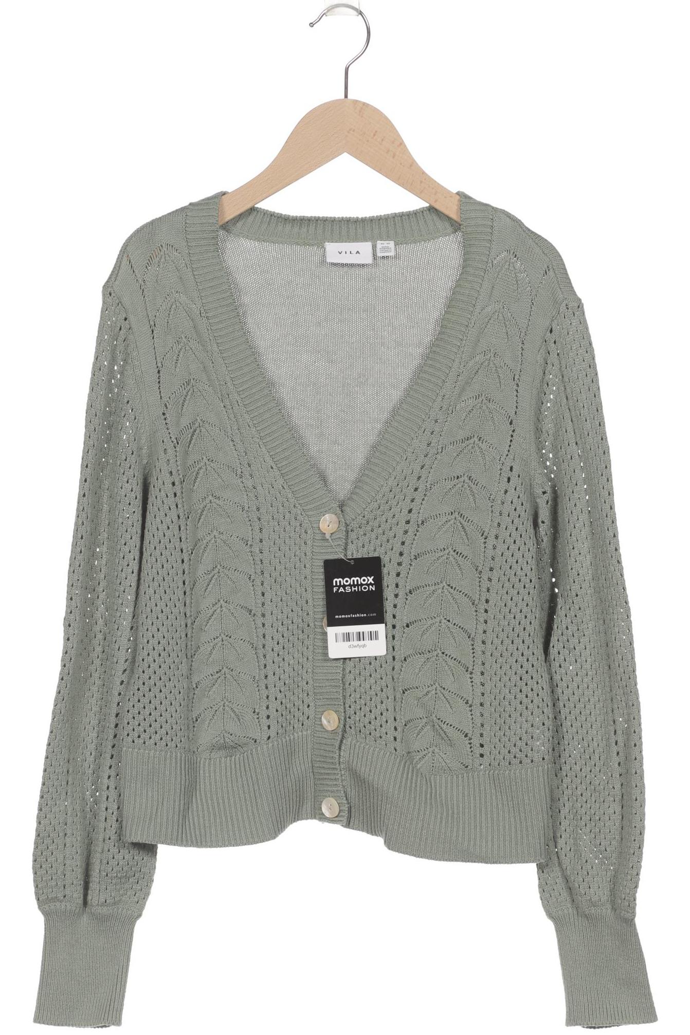 

Vila Damen Strickjacke, grün, Gr. 34