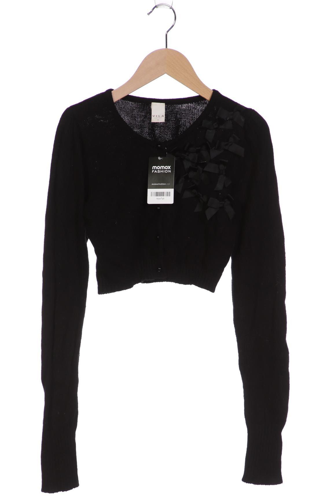

Vila Damen Strickjacke, schwarz, Gr. 36
